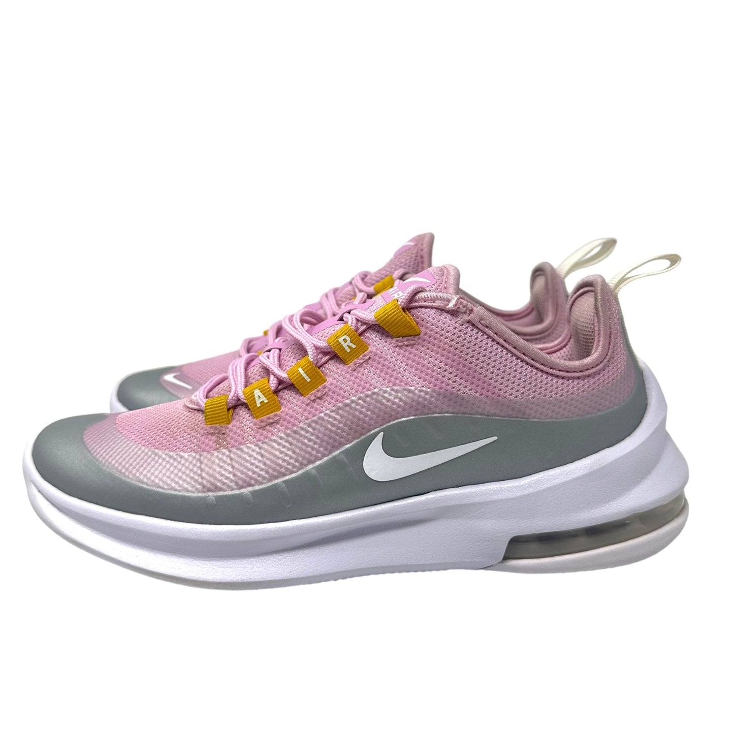 Nike Girls 5Y Air Max Axis Pink Gray Running Shoes Athletic Sneakers AH5222-604