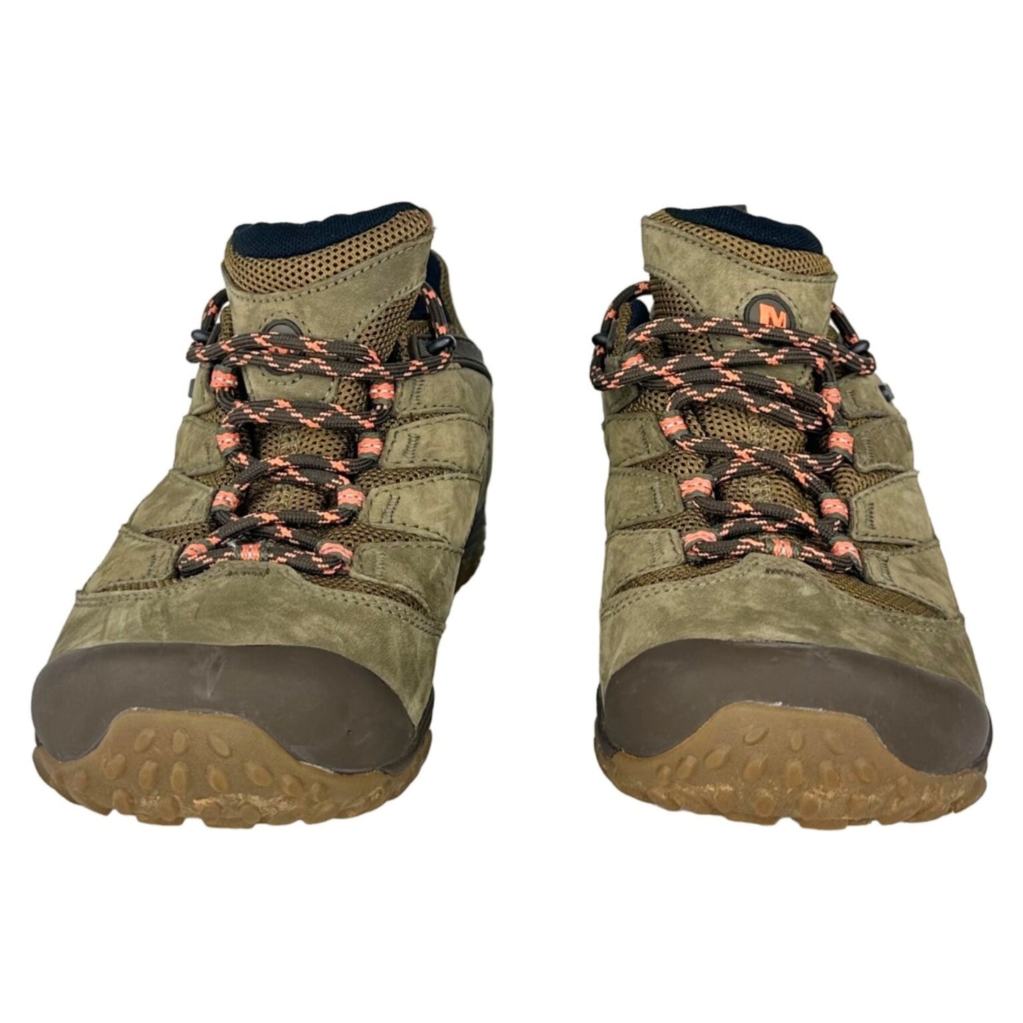 Merrell Womens 10 Chameleon 7 Waterproof Trail Hiking Shoes Dusty Olive Lace Up