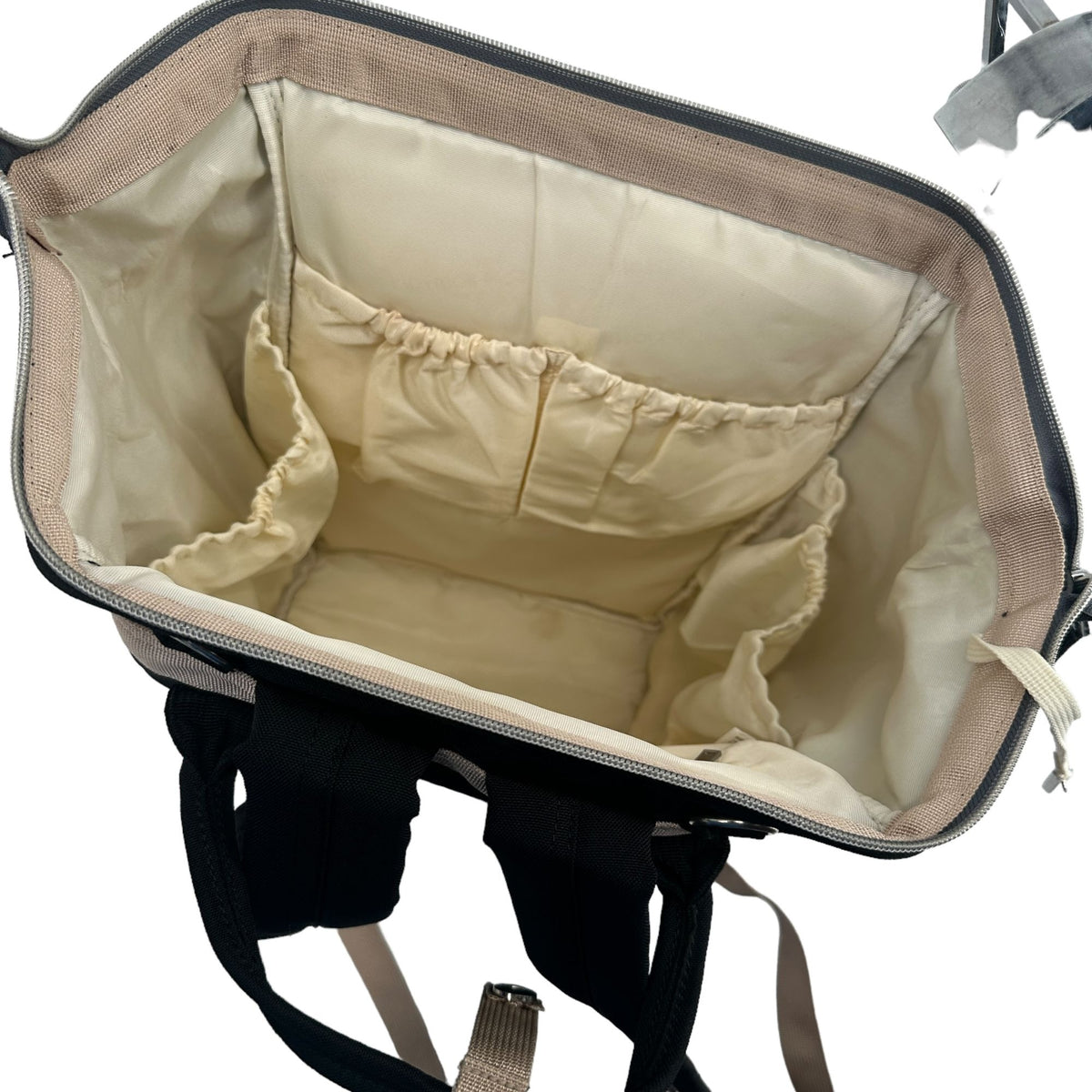 Hafmall Diaper Bag Backpack Baby Infant Gray Black Stroller Hooks Pockets Adjust