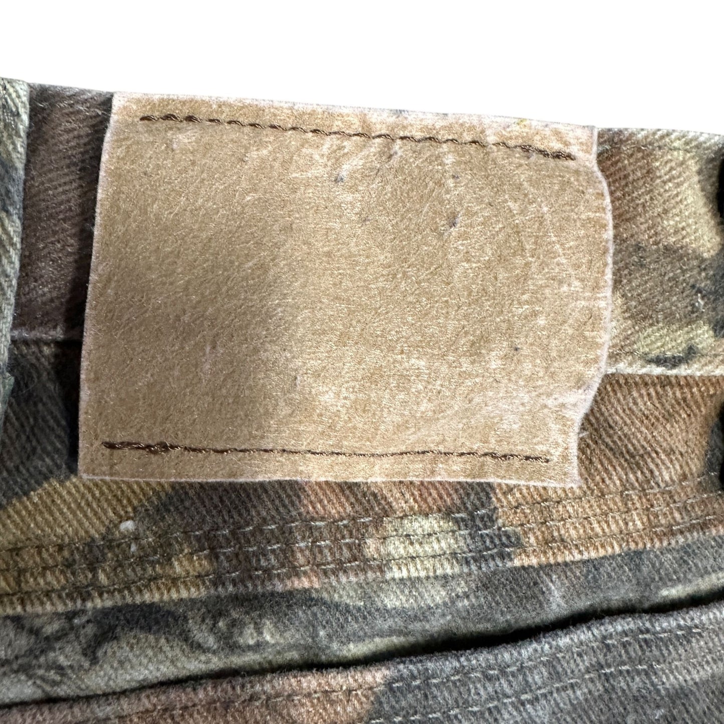 Advantage Timber Denim Camo Painters Baggy Carpenter Shorts Hammer Loop Mens 40