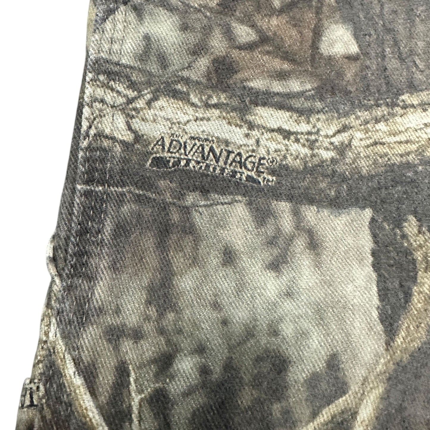 Advantage Timber Denim Camo Painters Baggy Carpenter Shorts Hammer Loop Mens 40