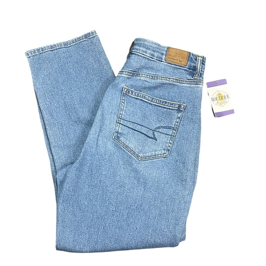 AEO Curvy Mom Jeans Womens 10 Regular Lt Wash Classic Minimal Preppy Normcore