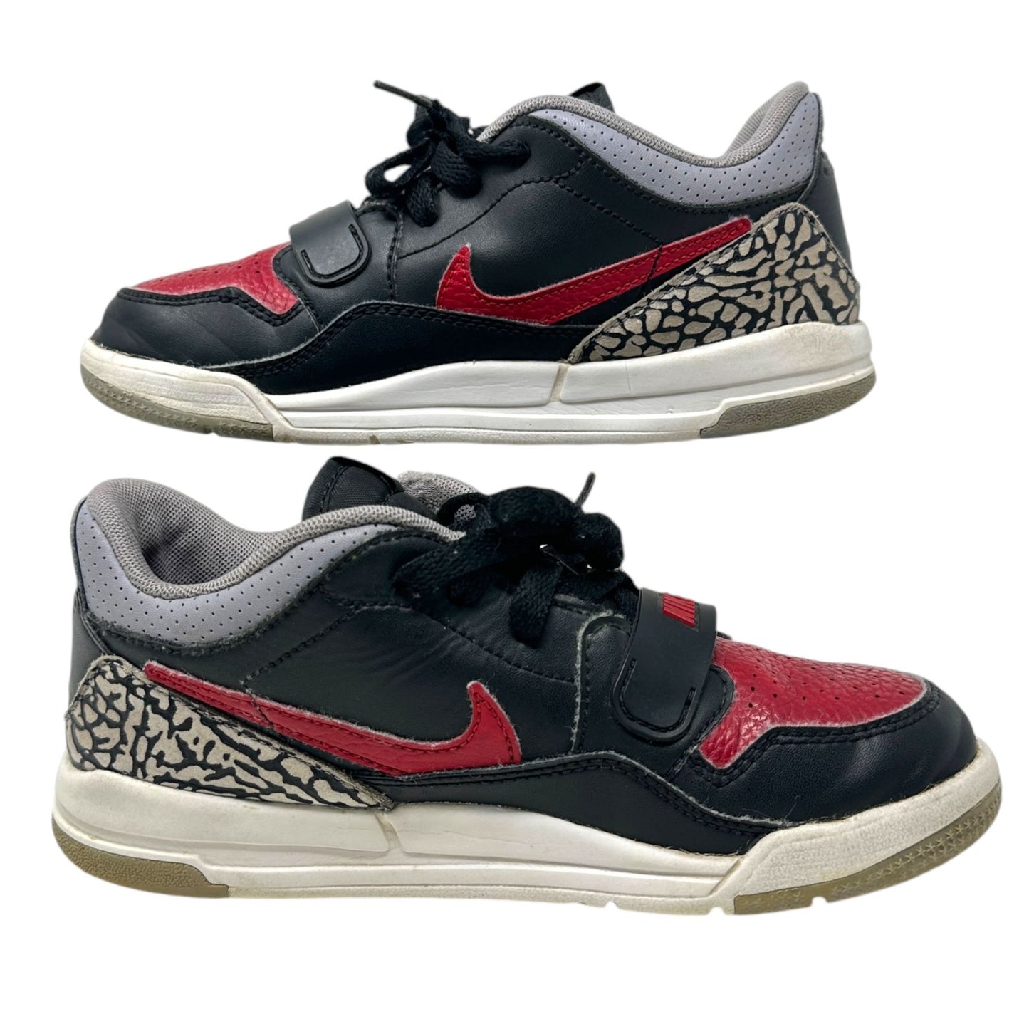 Nike Jordan Legacy 312 Low (PS) Bred Cement Boys 2Y CD9055-006 Black Red Retro