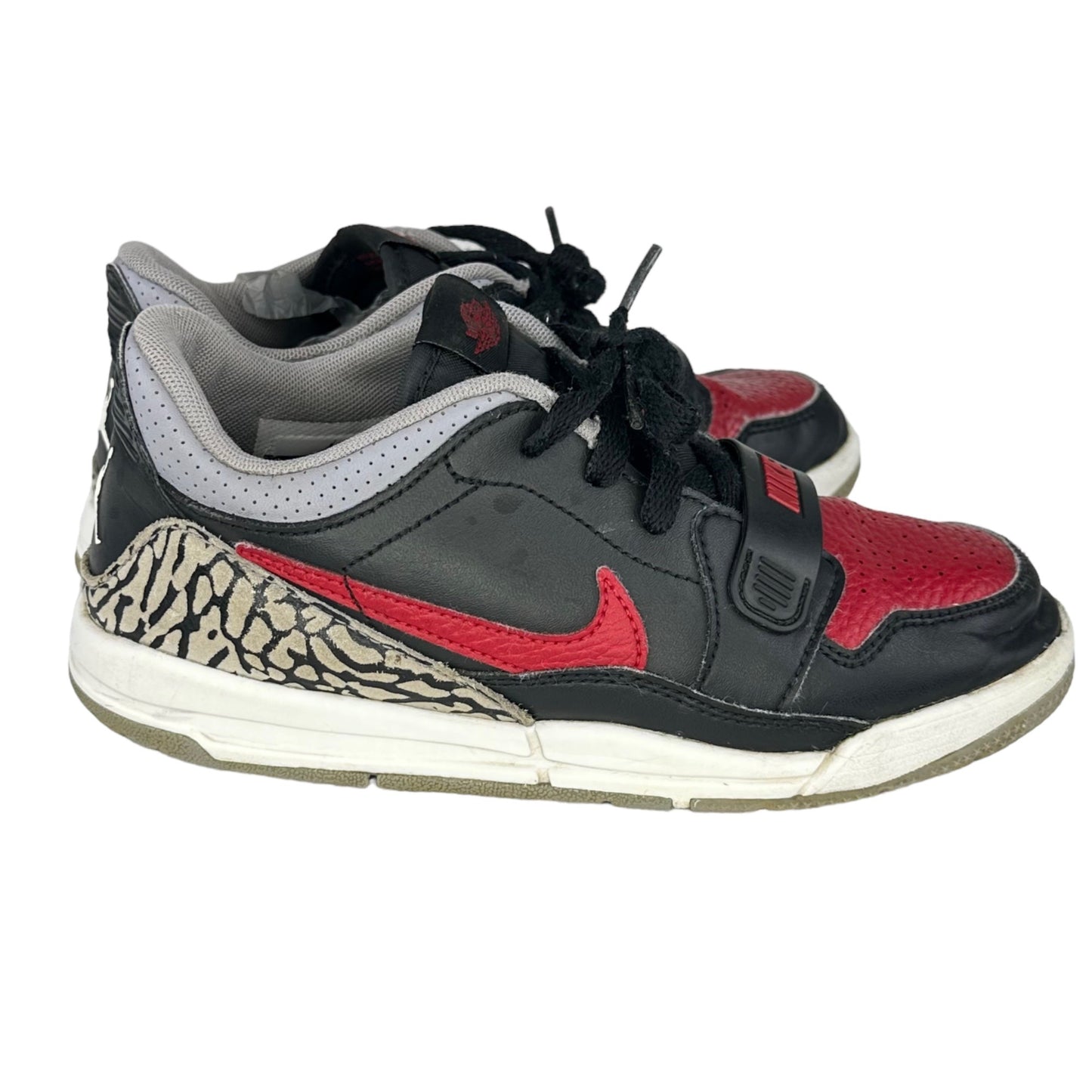 Nike Jordan Legacy 312 Low (PS) Bred Cement Boys 2Y CD9055-006 Black Red Retro