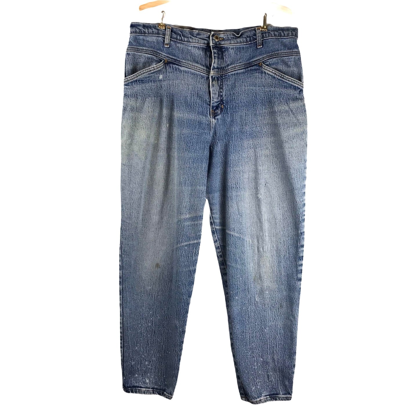 Vintage Action West High Waisted Jeans Relaxed Fit 80s 90s Retro Y2K Size 16