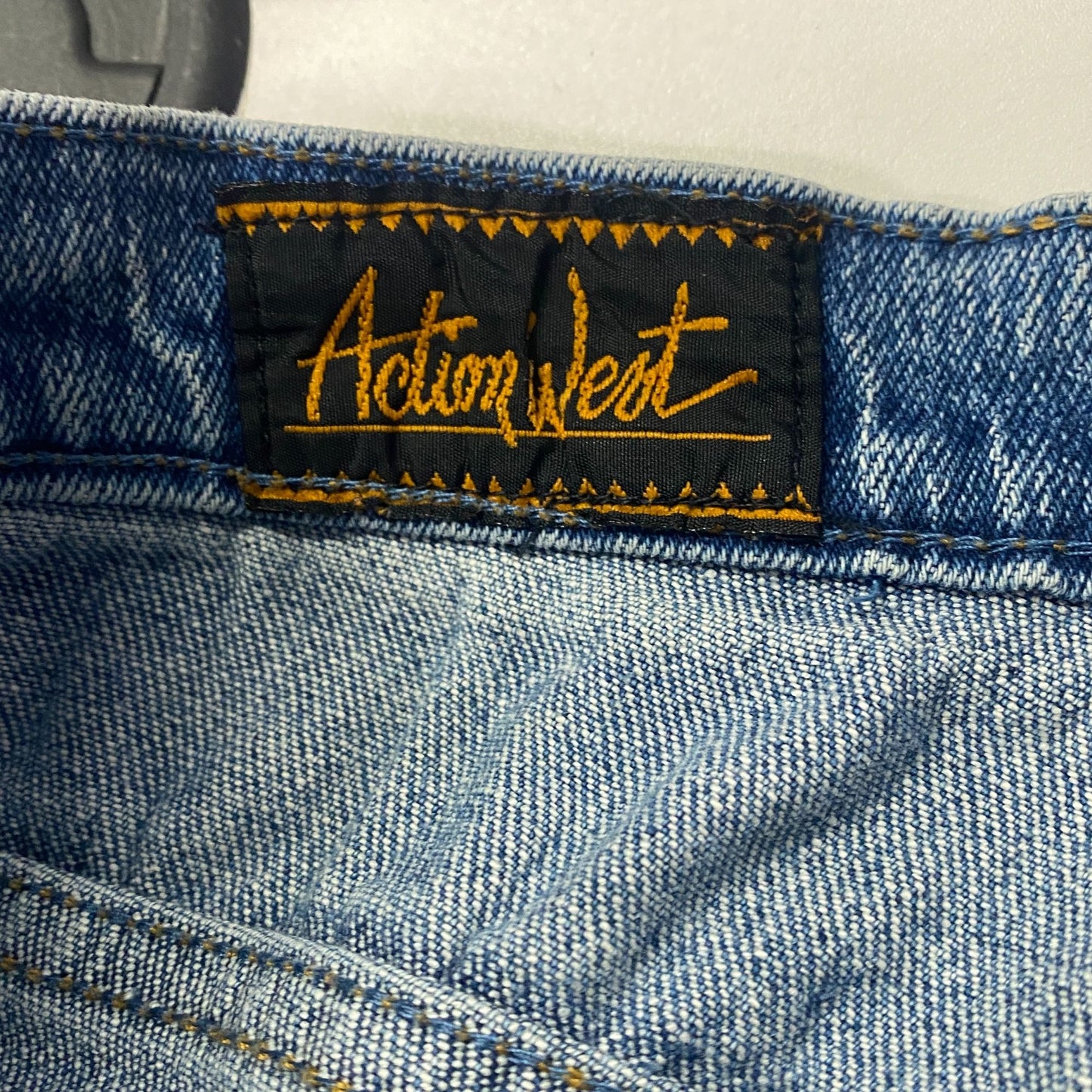 Vintage Action West High Waisted Jeans Relaxed Fit 80s 90s Retro Y2K Size 16