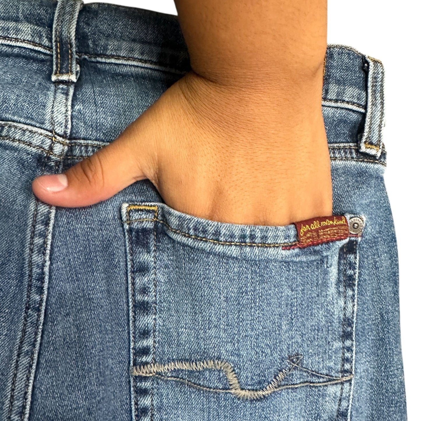 7 For All Mankind Slimmy Slim Straight Leg Jeans Mens 30 Preppy Normcore Classic