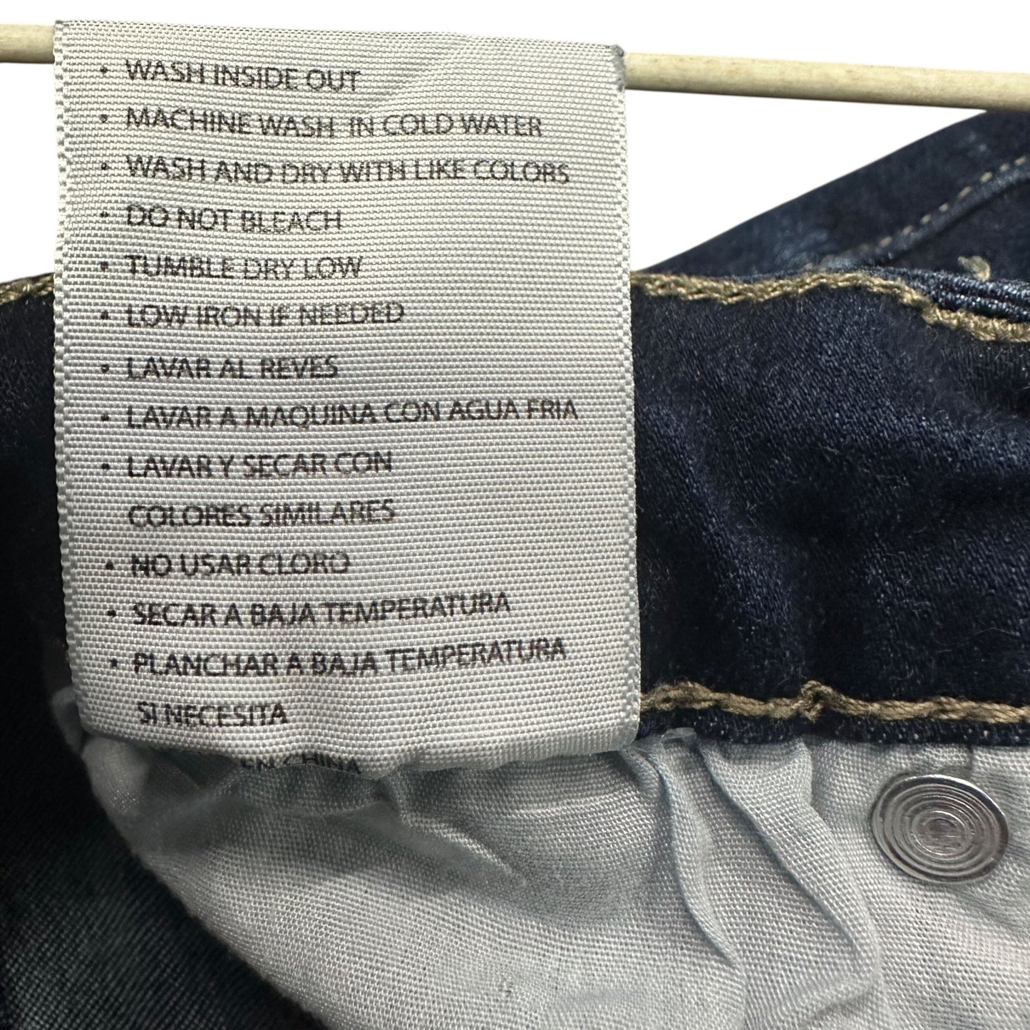 KanCan Womens 28 Nadine High Rise Super Skinny Jeans Dark Wash Stretch Pockets