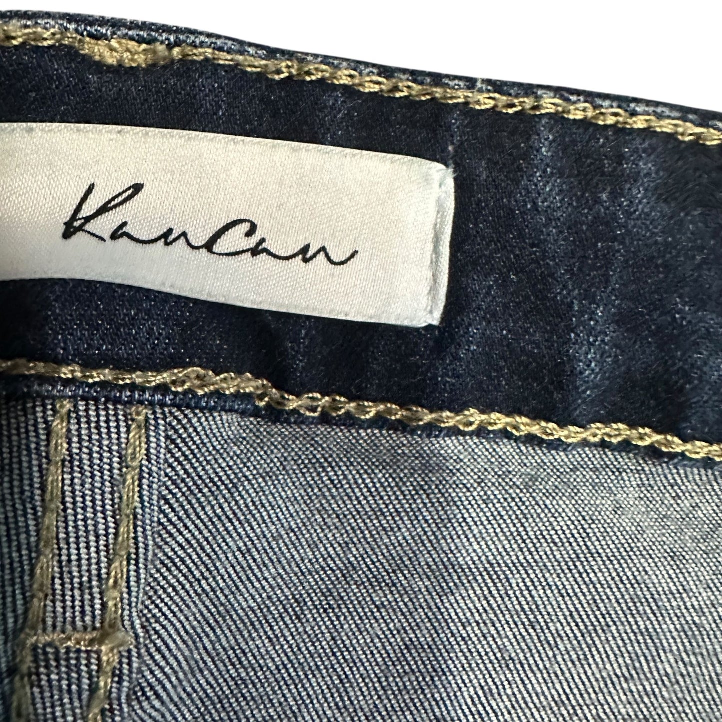KanCan Womens 28 Nadine High Rise Super Skinny Jeans Dark Wash Stretch Pockets