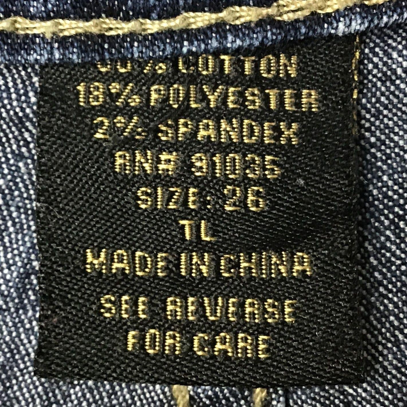Ashley Stewart Womens Plus Size 26 Dark Wash Stretch Denim Jeans