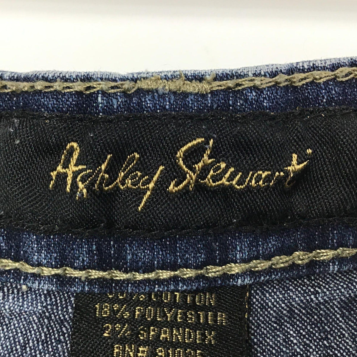 Ashley Stewart Womens Plus Size 26 Dark Wash Stretch Denim Jeans