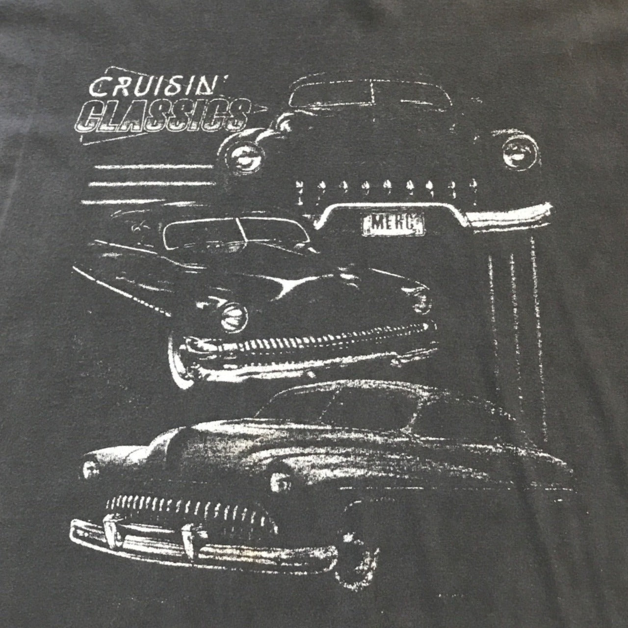 Vtg Cruisin Classics Tshirt All Sport XL Black Muscle Car Enthusiast Hot Rod