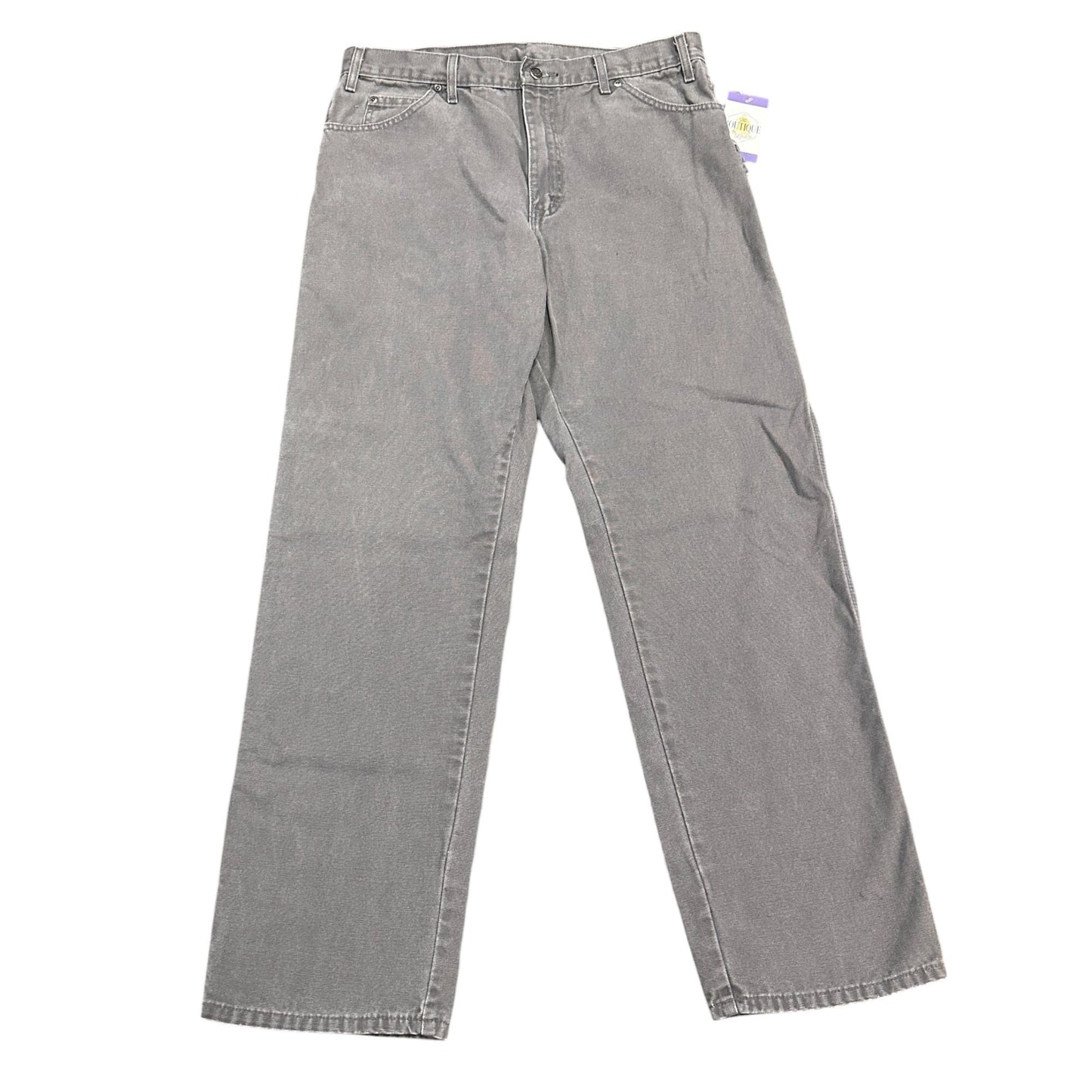 Dickies Carpenter Pants Gray Mens 36X34 Duck Canvas Workwear Normcore Rugged