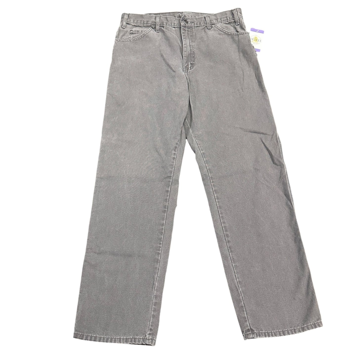 Dickies Carpenter Pants Gray Mens 36X34 Duck Canvas Workwear Normcore Rugged