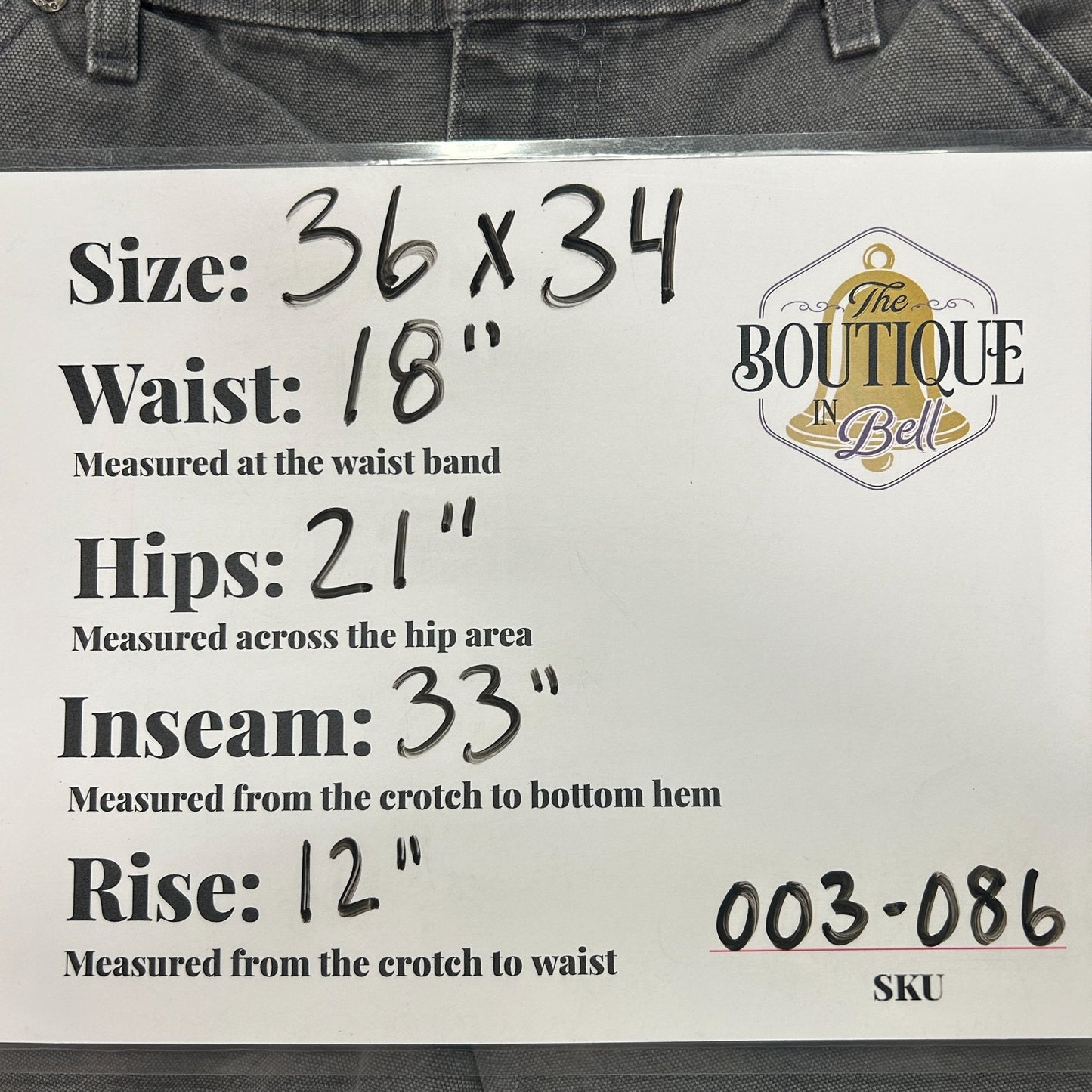 Dickies Carpenter Pants Gray Mens 36X34 Duck Canvas Workwear Normcore Rugged