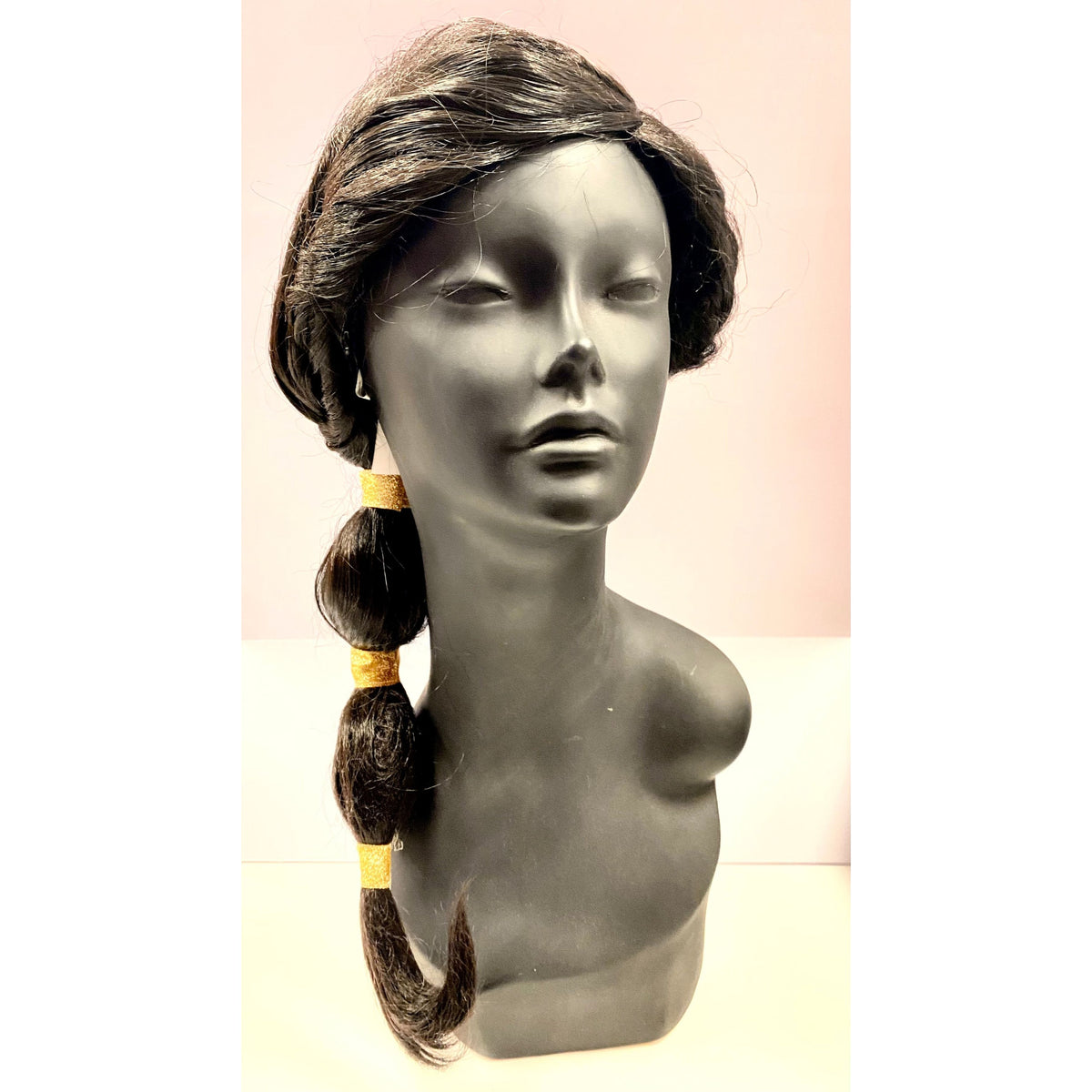 Aladdin Princess Jasmine Long Black Wig