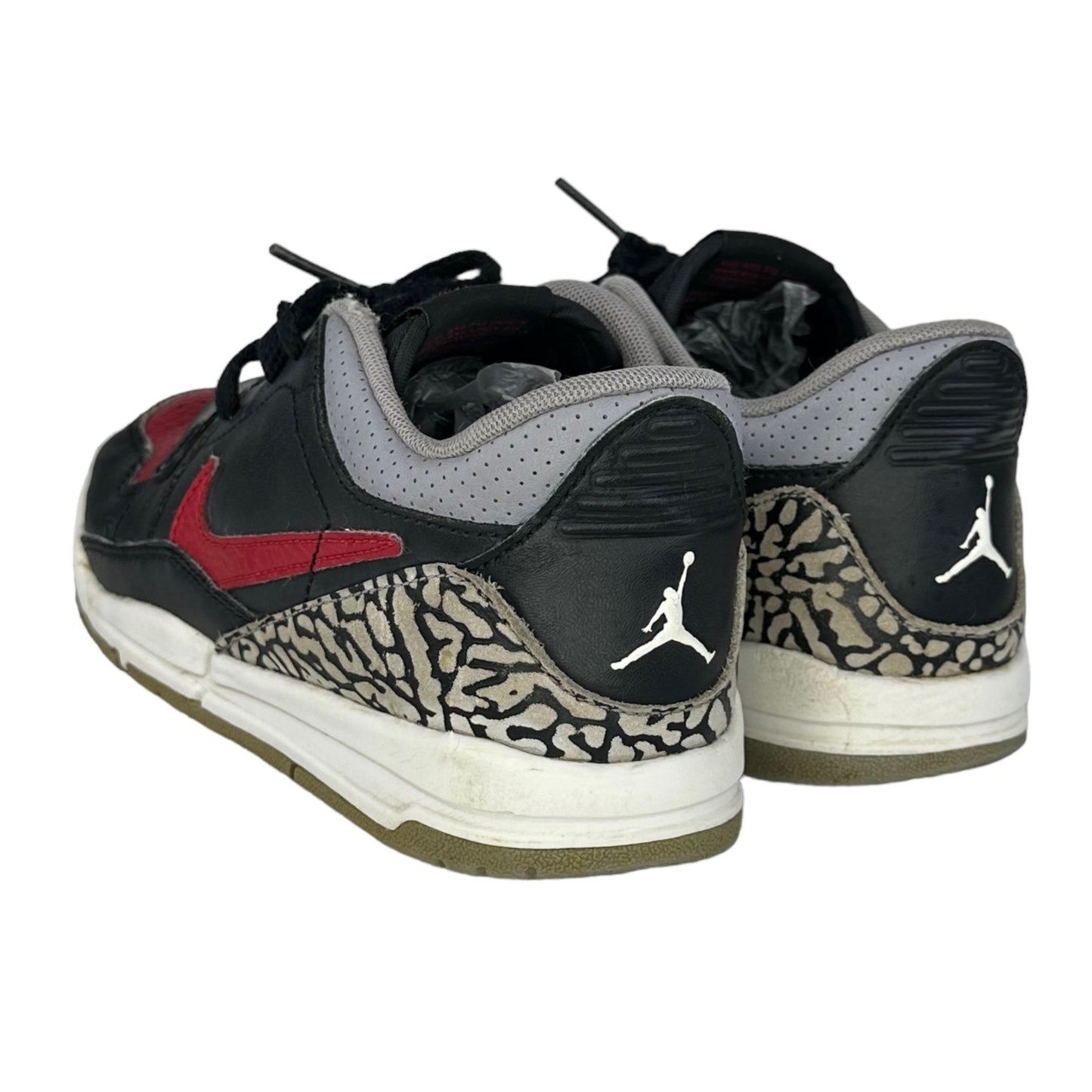 Nike Boys 2Y Jordan Legacy 312 Low (PS) Bred Cement CD9055-006 Black Red Retro