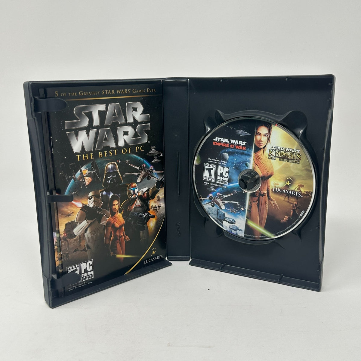 Star Wars: The Best Of PC - 5 Classic Games Collection DVD-ROM LucasArts 2006 Teen Rated