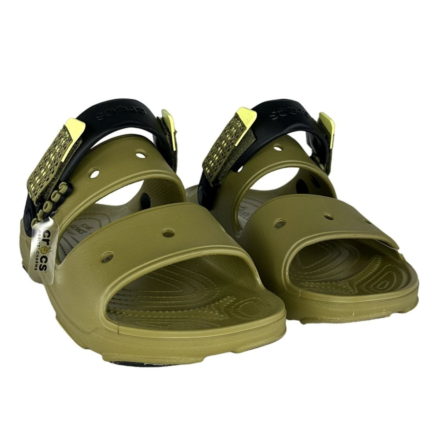 NWT Crocs Unisex M9/W11 Tan All Terrain Sandal Adjustable Back Iconic Comfort