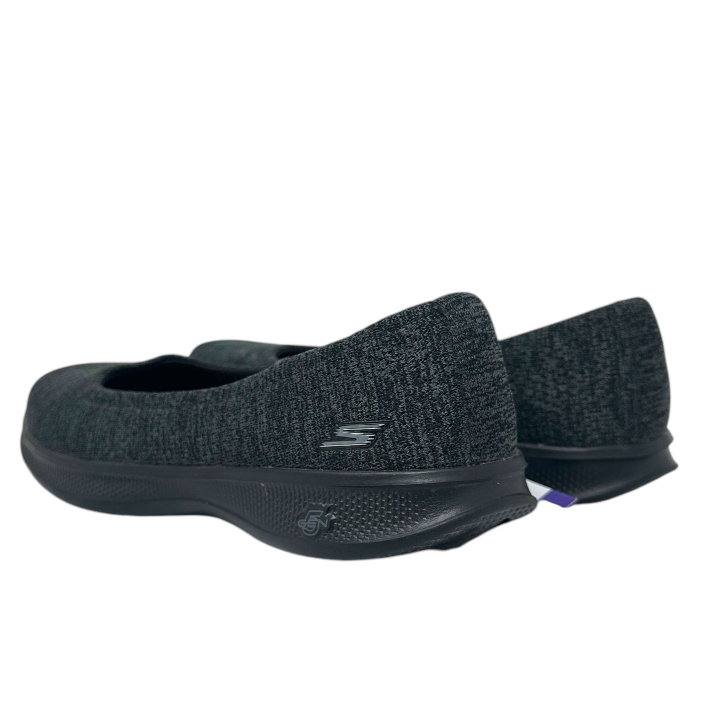 Skechers Womens 6 Black Go Step Lite Evoke Slip On Shoes Flats Goga Max Insole