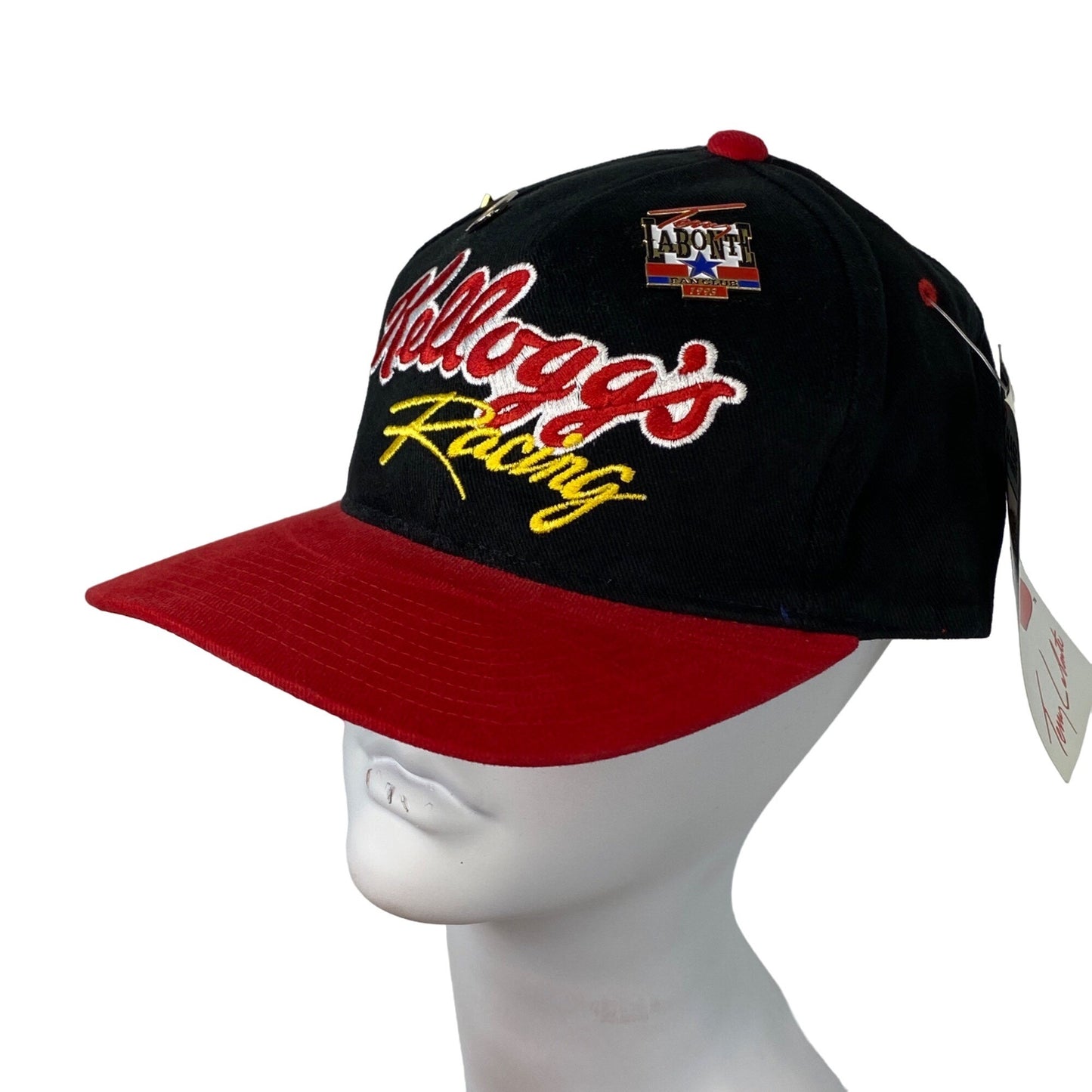 Vtg Terry Labonte #5 Kelloggs NASCAR Racing Hat w/ Collectors Pins 1999 Fan Club