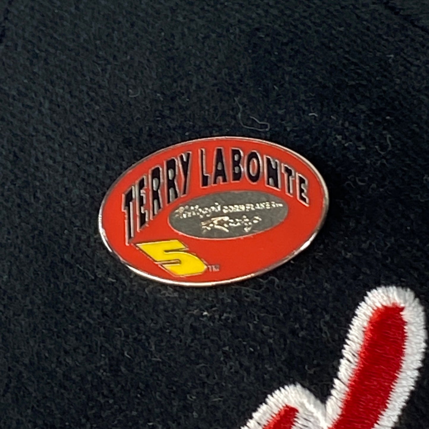 Vtg Terry Labonte #5 Kelloggs NASCAR Racing Hat w/ Collectors Pins 1999 Fan Club