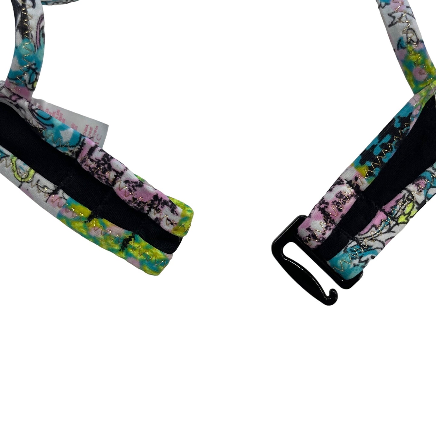 Victorias Secret 34C The Fabulous Push Up Bali Bikini Top Embroidered Sequin