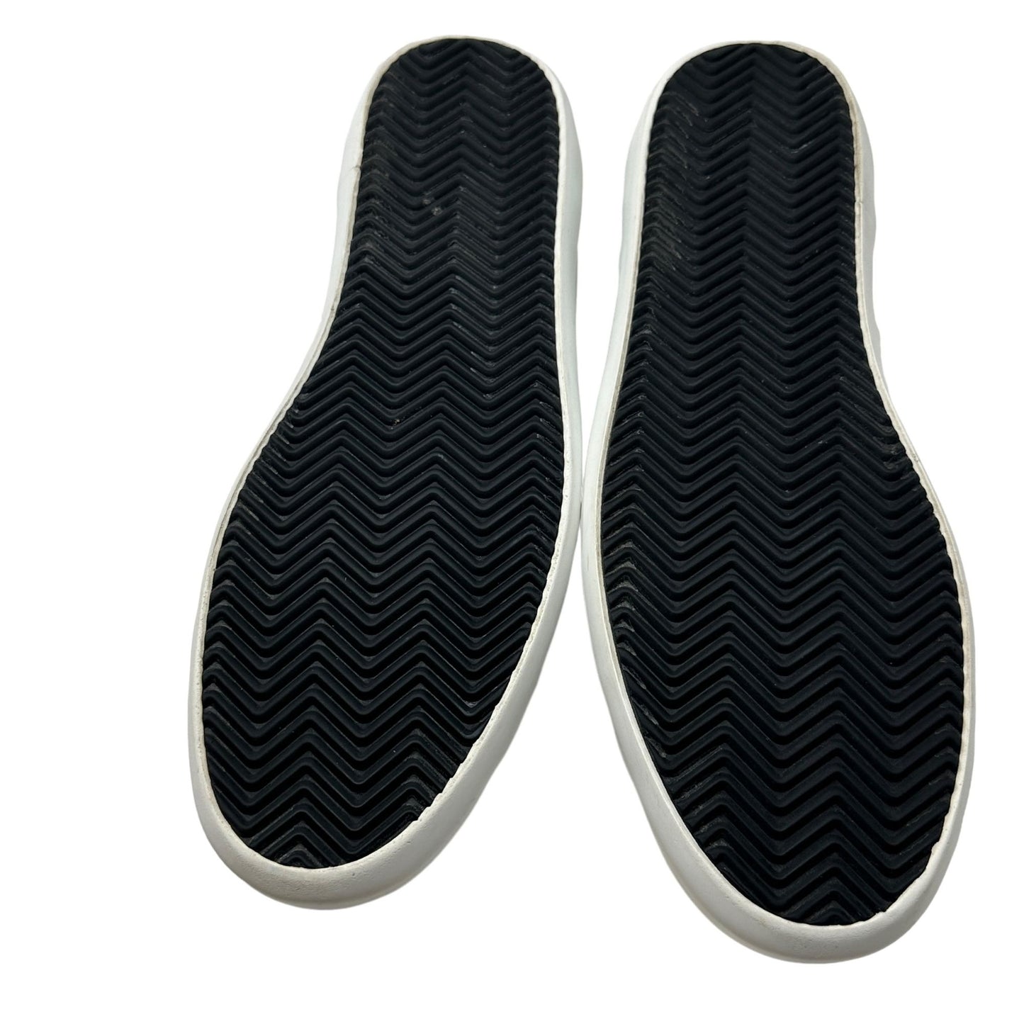 Sam Edelman Leather Lace Up Fashion Sneakers Womens 10M White Grey Low Top