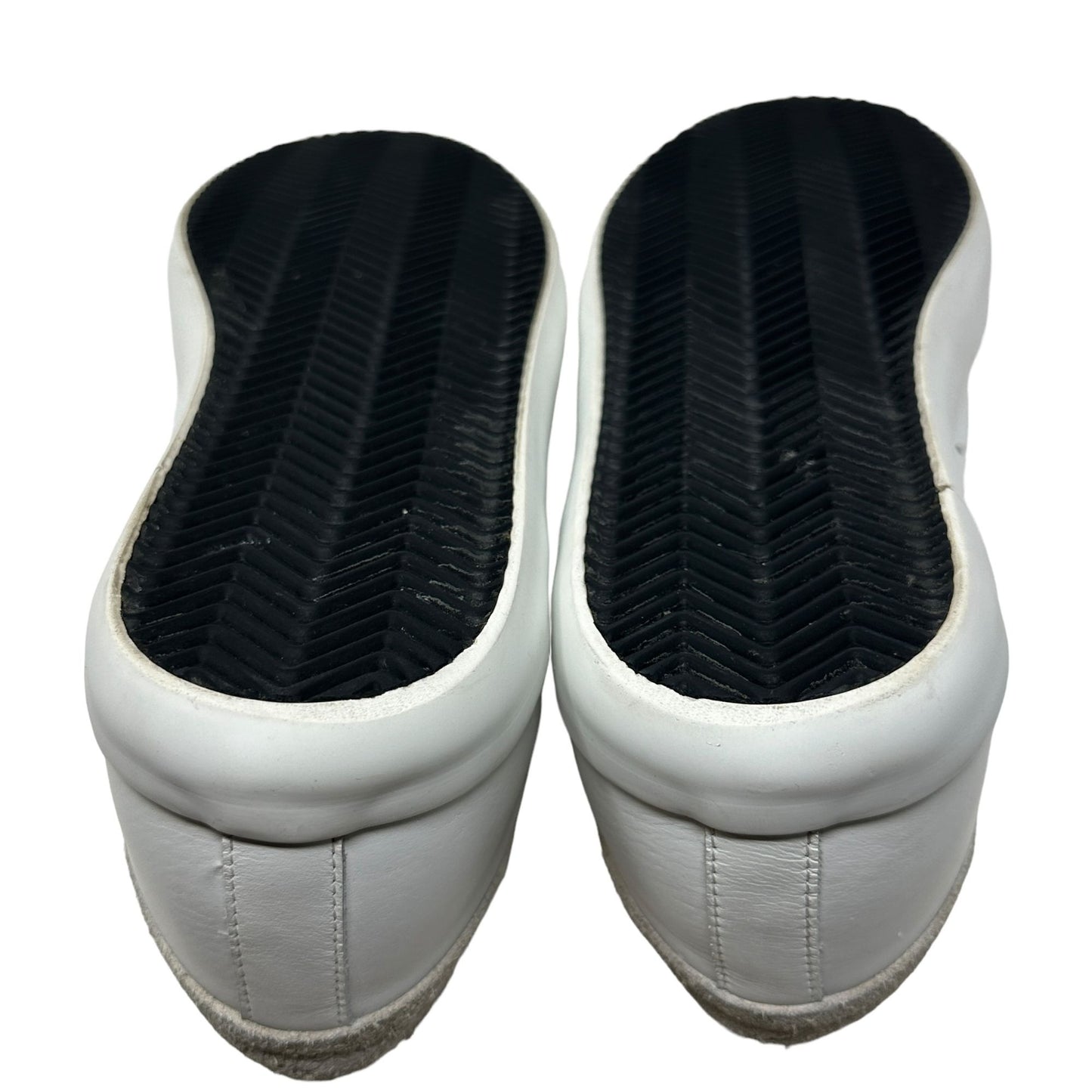 Sam Edelman Leather Lace Up Fashion Sneakers Womens 10M White Grey Low Top