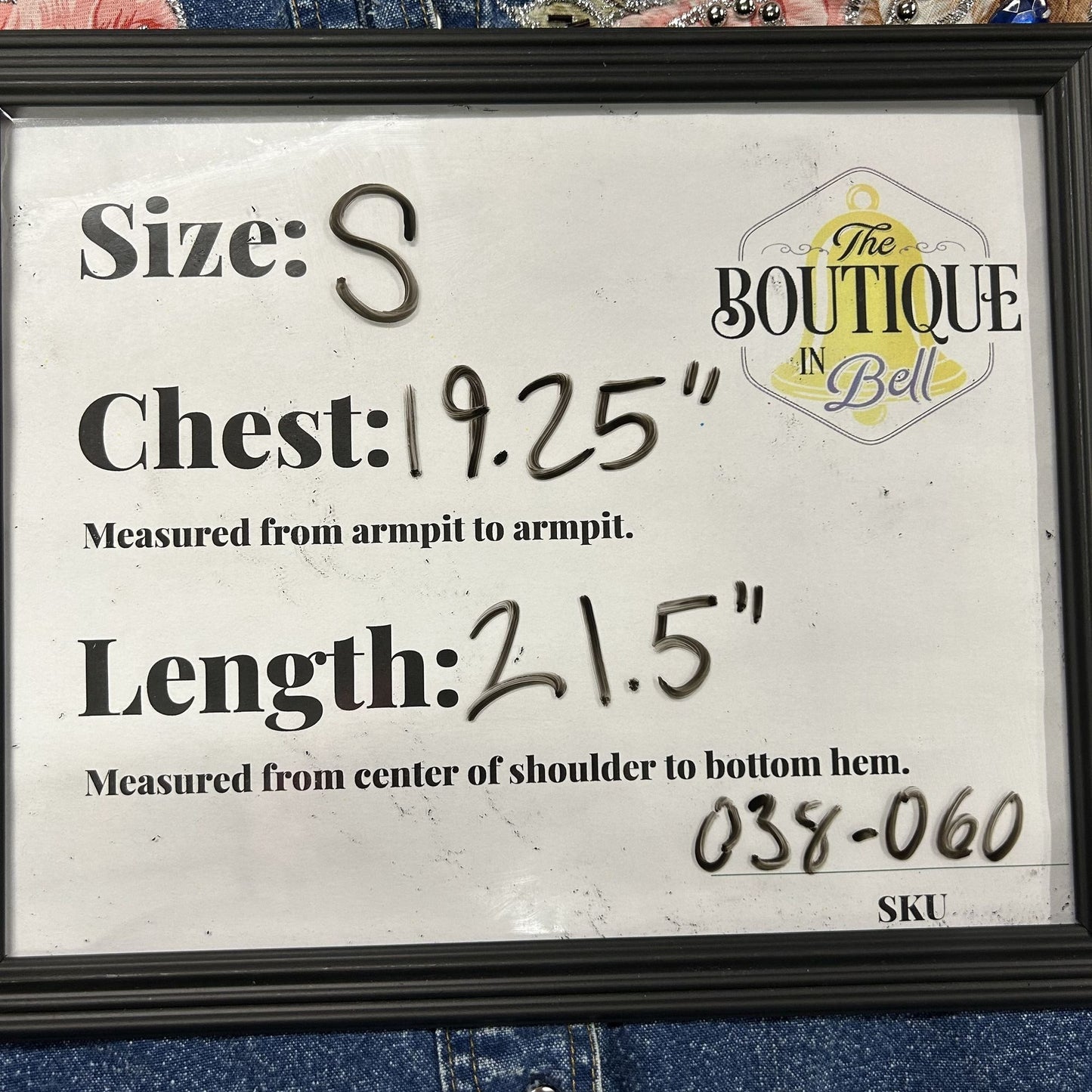 Vintage Pret Denim Shirt Blue 80s 90s Acid Wash Embroidered Roses Bedazzled