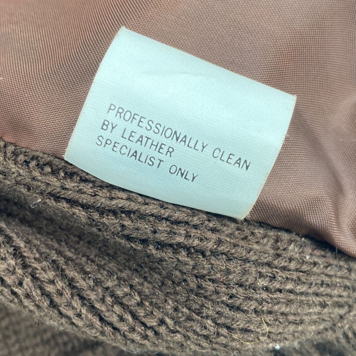 Vtg 70s Deerskin Sweater Jacket Brown Suede Leather Full Zip Grandpa Academia L