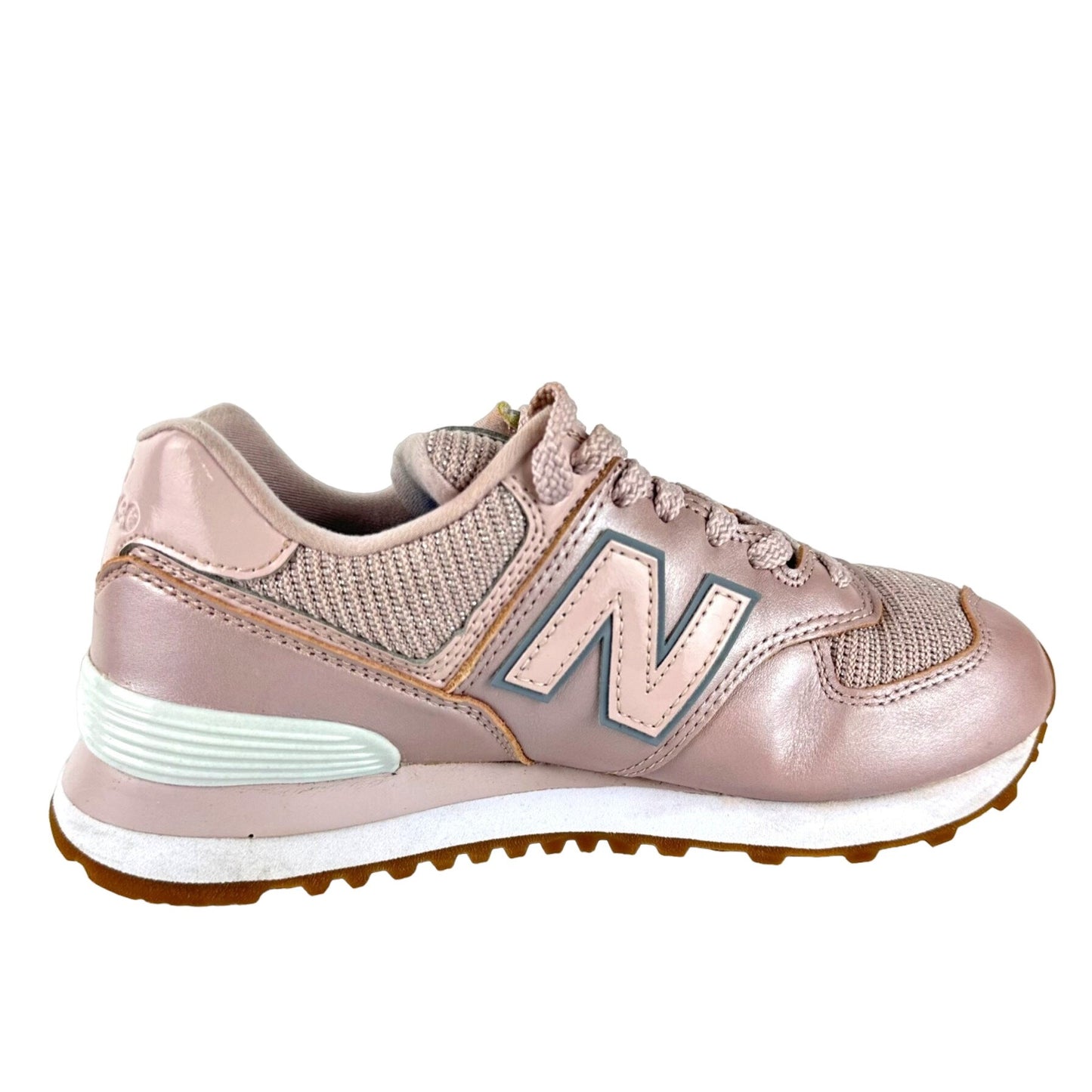 New Balance Youth 6 574 Pink Running Shoes Athletic Comfort Sneaker WL574PMB