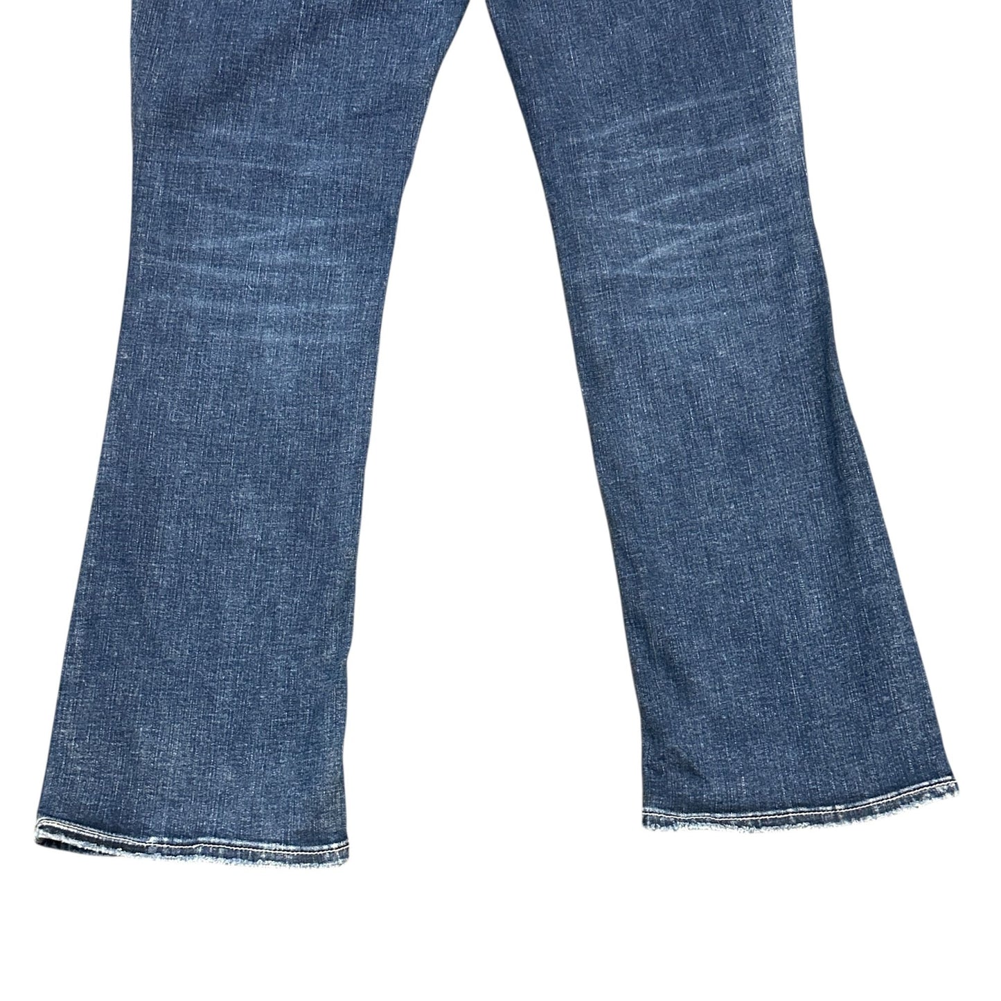 Silver Jeans Womens 33X31 Elyse Slim Boot Blue Distressed Stretch Western Y2K