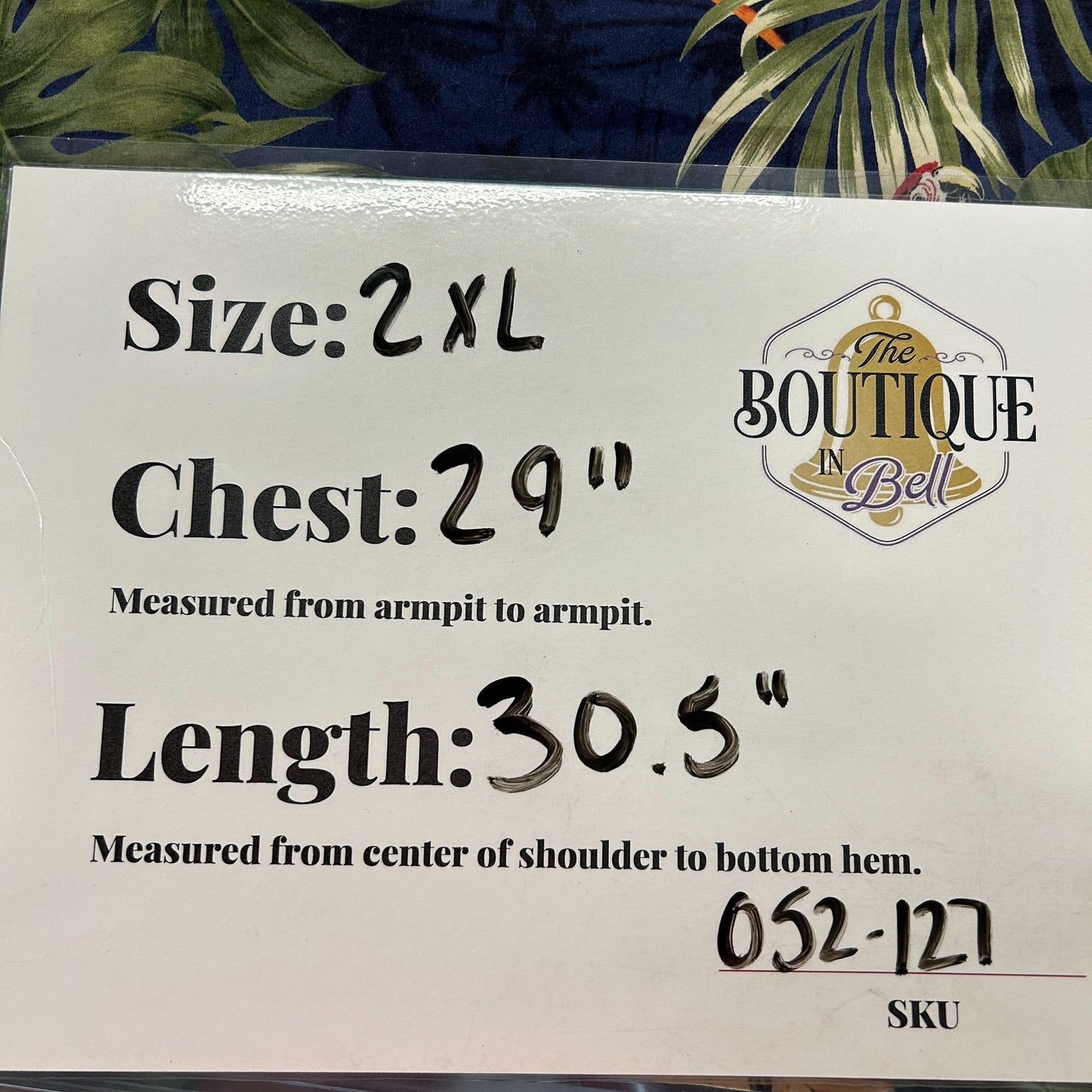 Vtg RJC Hawaiian Aloha Shirt 2XL Parrot Tropical Short Sleeve Hawaii USA Made