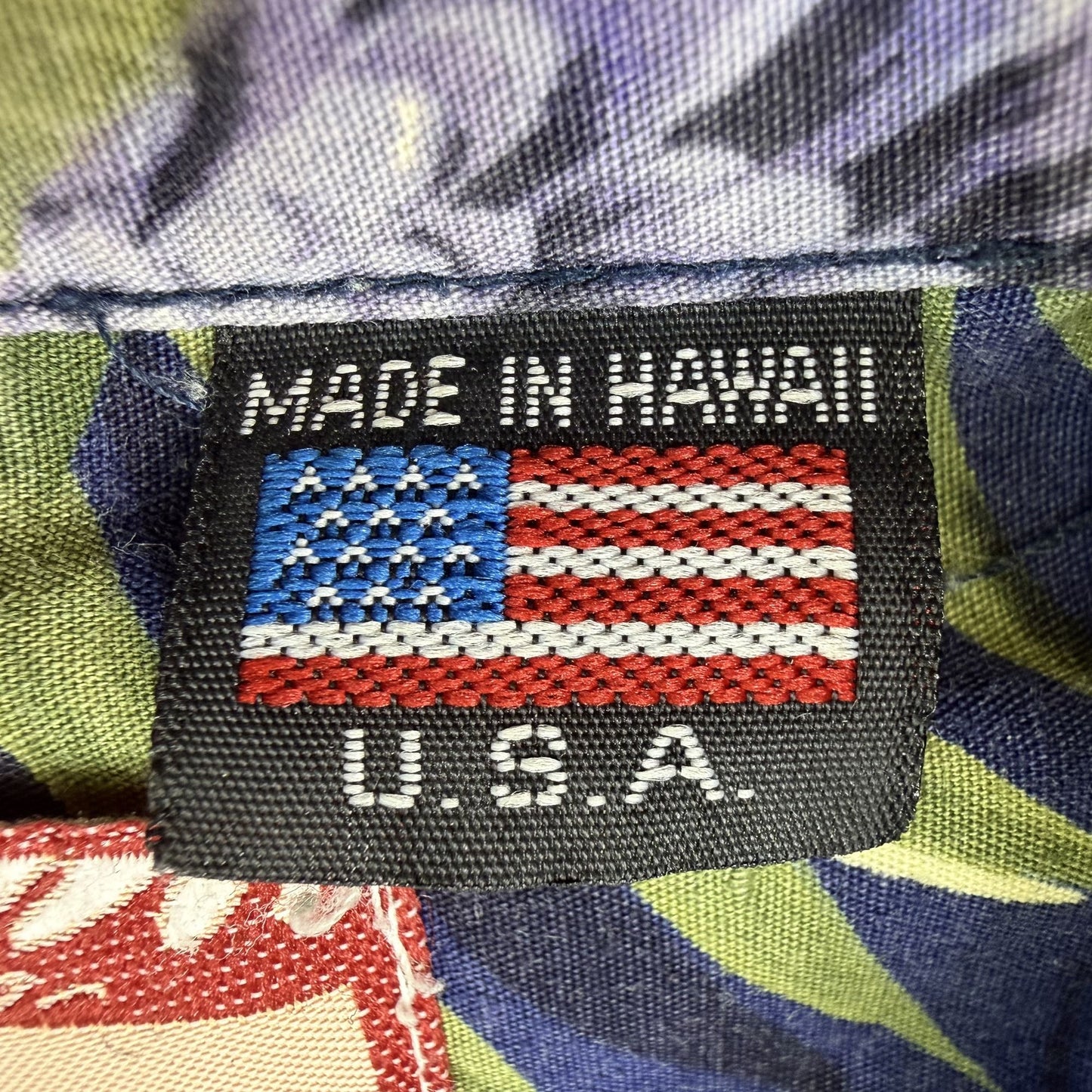 Vtg RJC Hawaiian Aloha Shirt 2XL Parrot Tropical Short Sleeve Hawaii USA Made