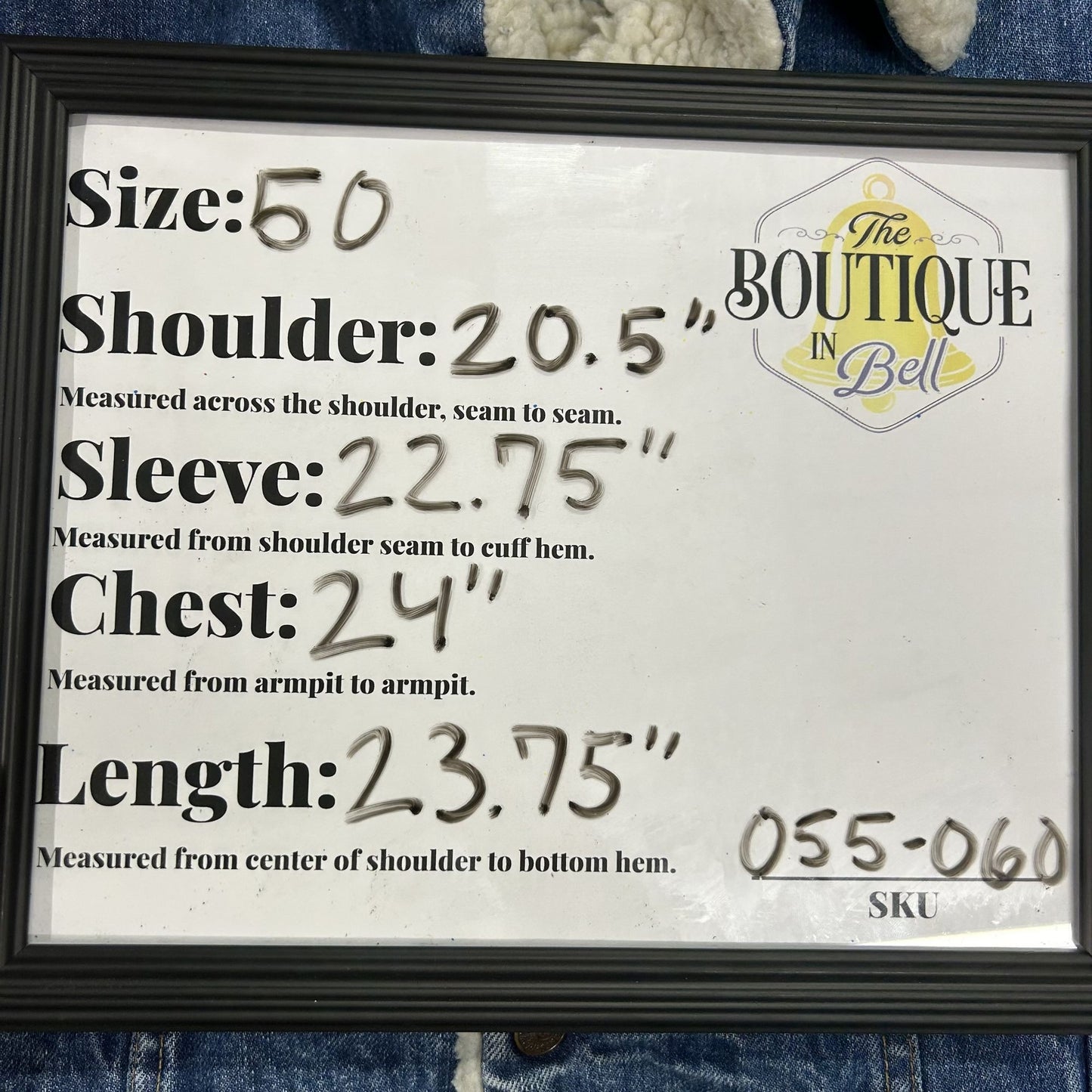 Vtg Levis Denim Trucker Jean Jacket Sherpa Lined USA Utility Cowboy Workwear 50