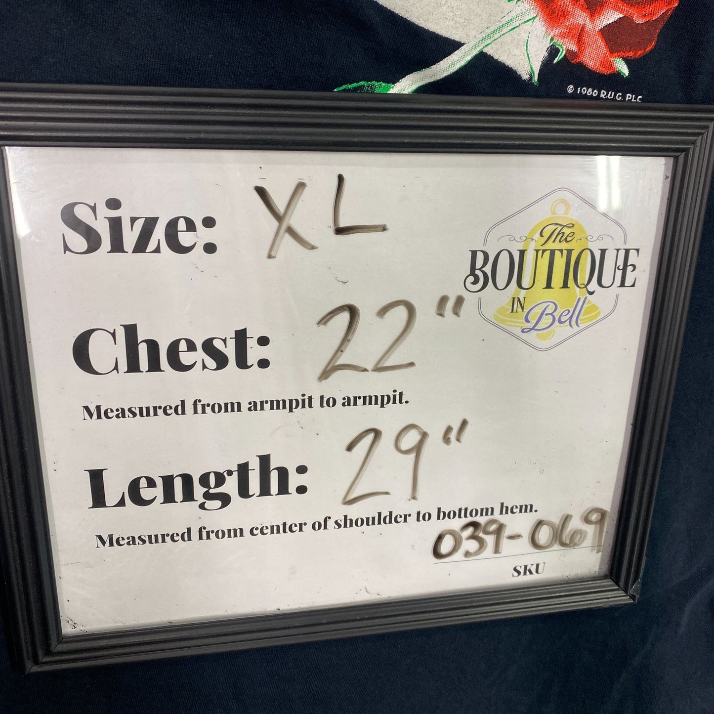 Vtg 80s Phantom of the Opera Glow in the Dark XL Tshirt Broadway Theatre 1986