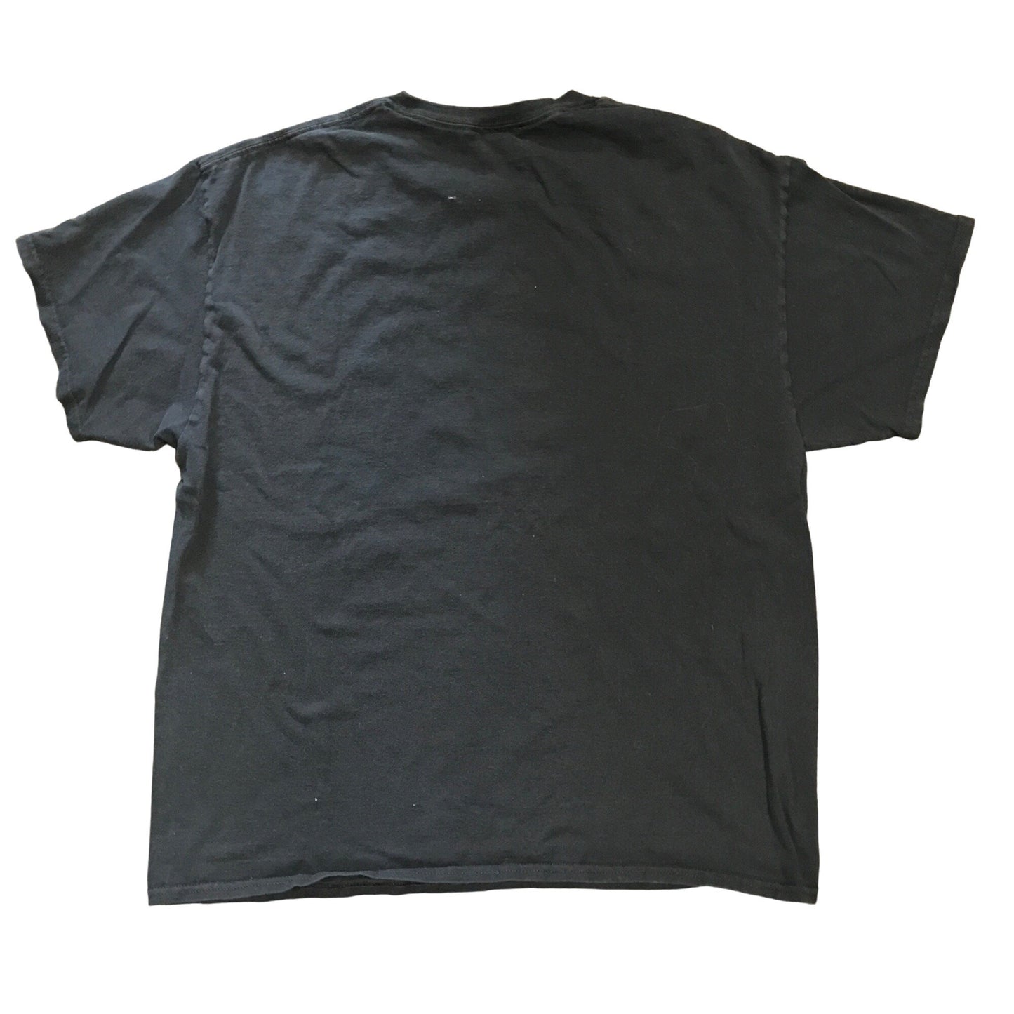 Vintage Native American Skull Warrior Gildan XL Black Tshirt Short Sleeve 90s