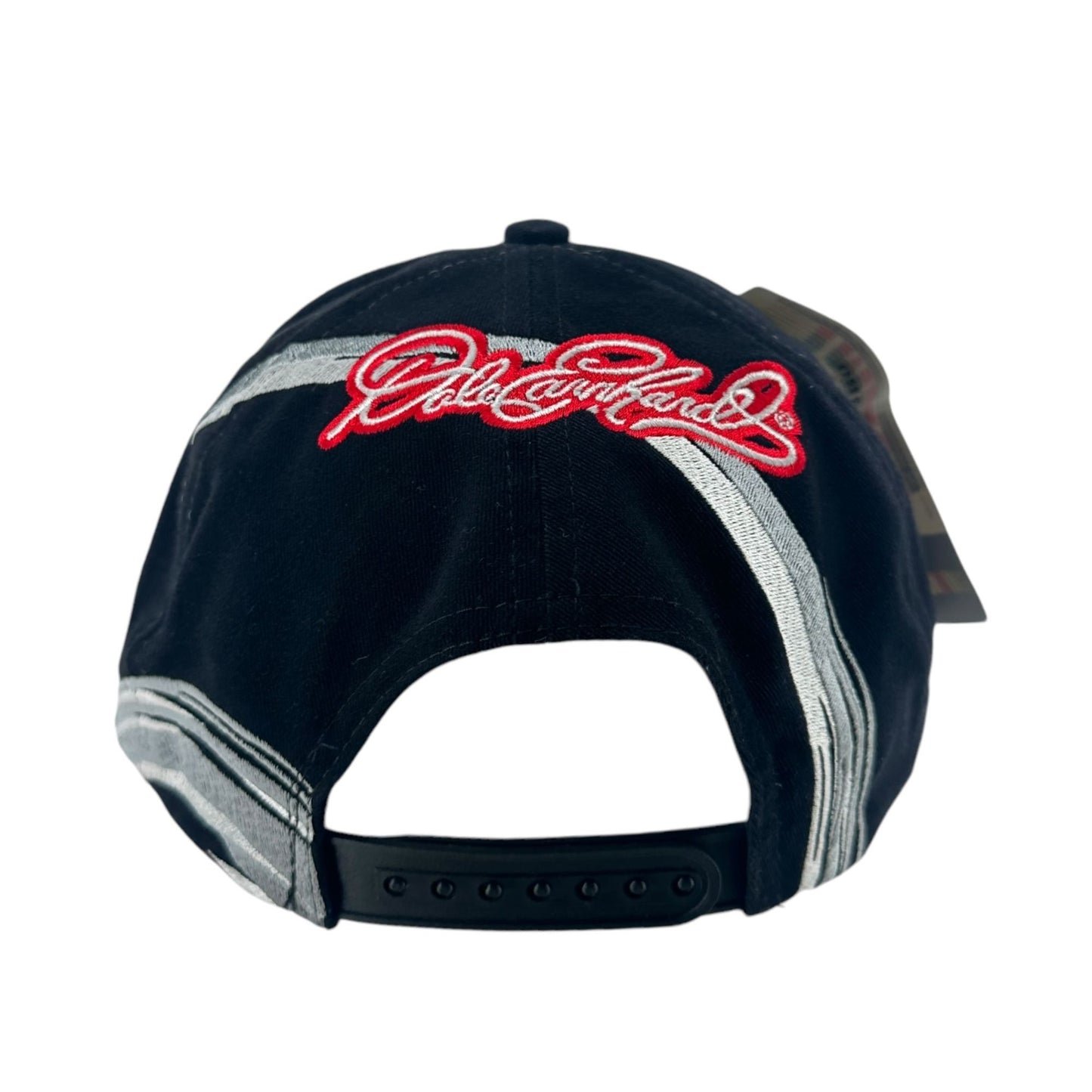 Vtg 90s Dale Earnhardt Snapback Baseball Cap #3 Silver Black Racing NASCAR NWT