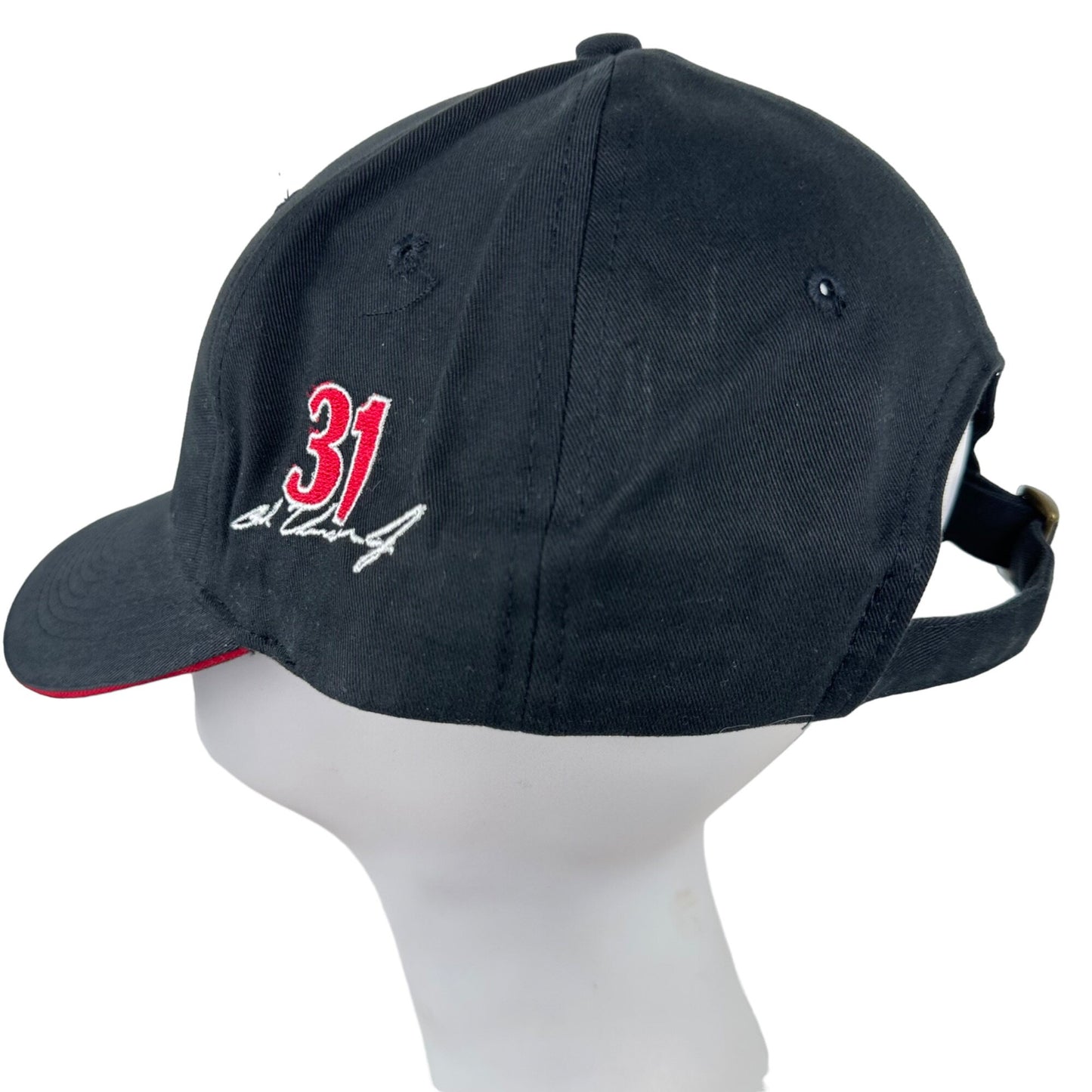 Al Unser Jr Baseball Hat Cap 2X Indy 500 Champ #31 Adjustable Black Embroidered