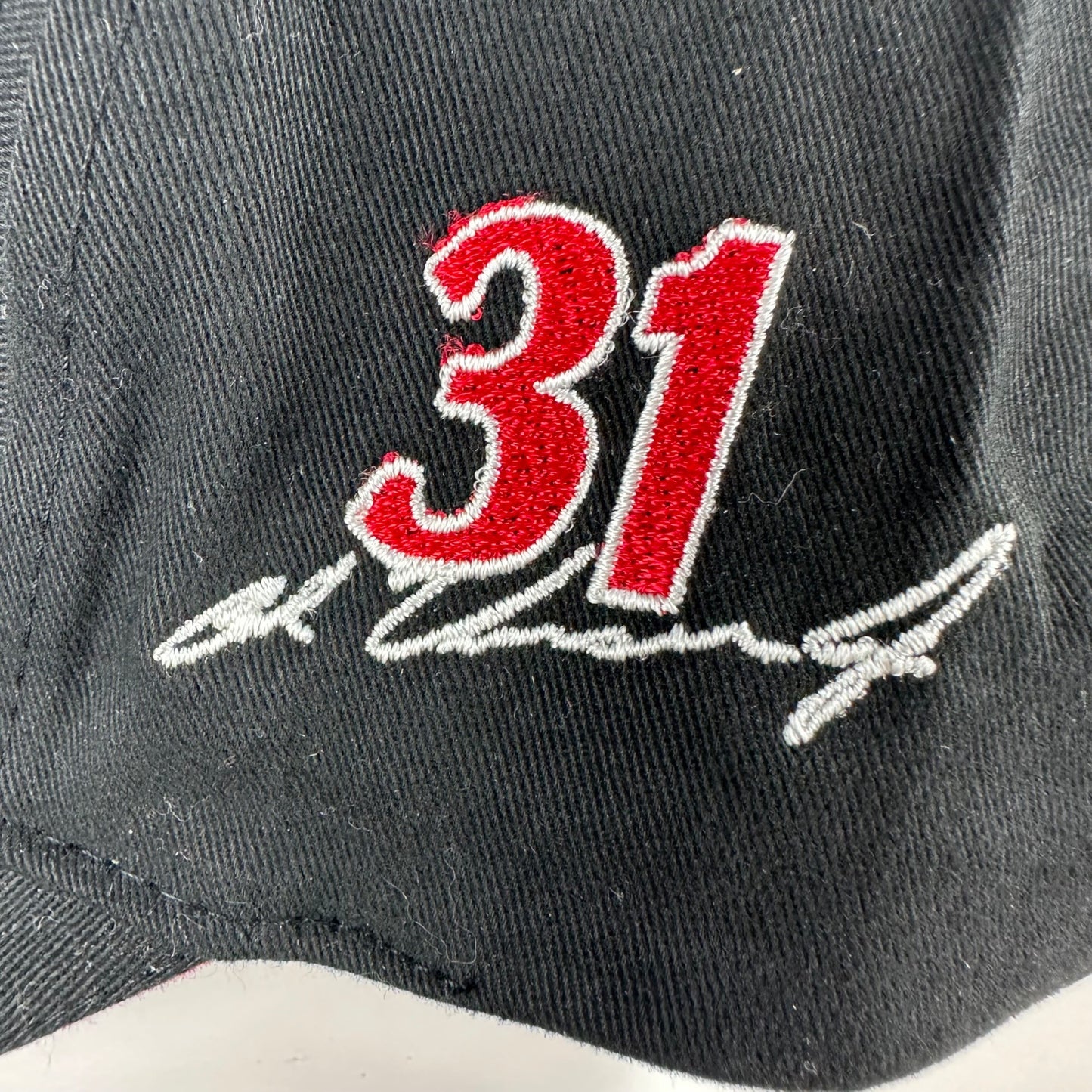 Al Unser Jr Baseball Hat Cap 2X Indy 500 Champ #31 Adjustable Black Embroidered