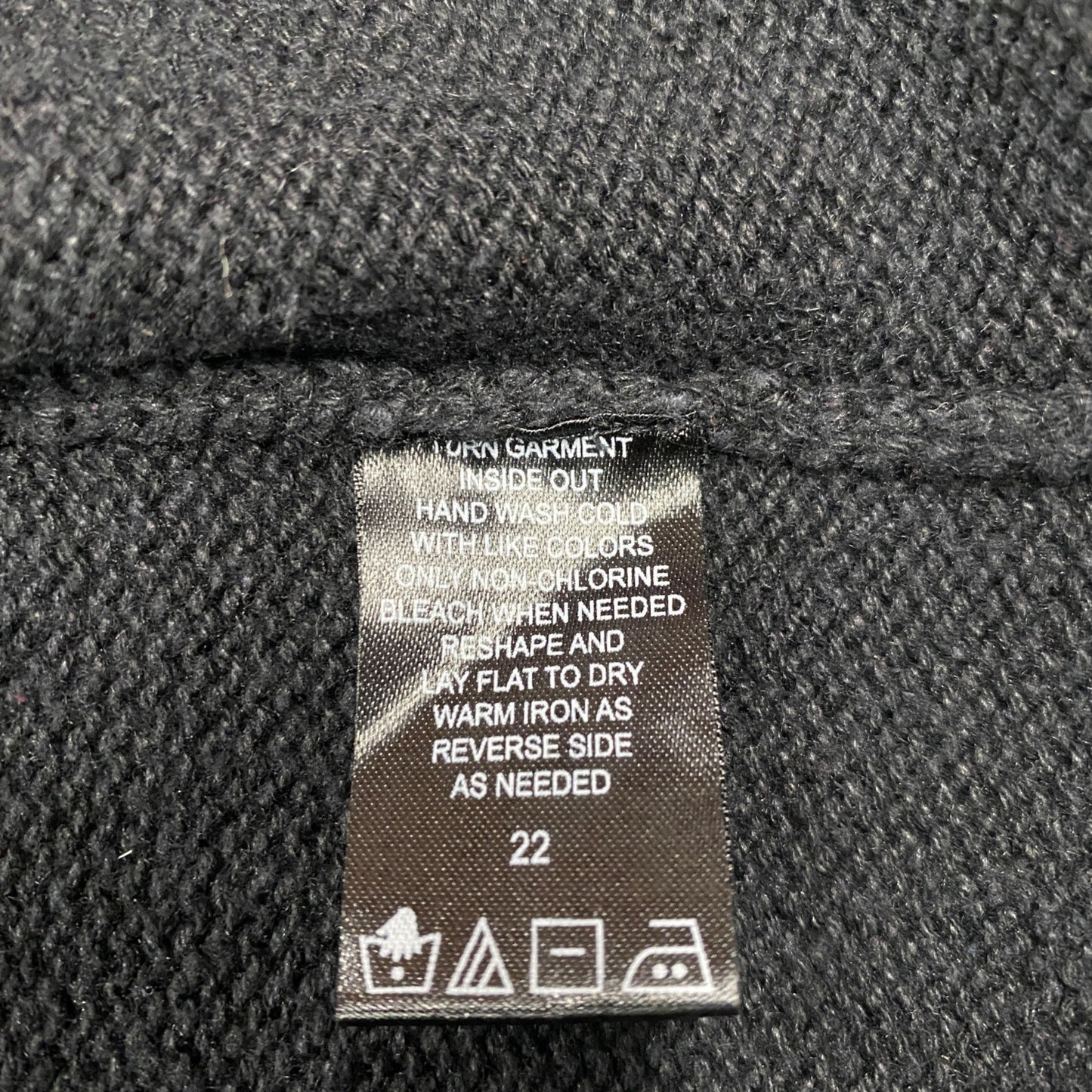 Womens Vtg Christmas Cardigan Sweater Designer Original Studios XL Black Zipper