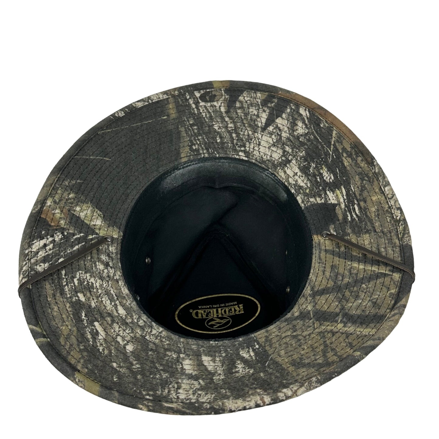 Redhead Mens L Wide Brim Hat Camo Advantage Timber Green Brown Hunting