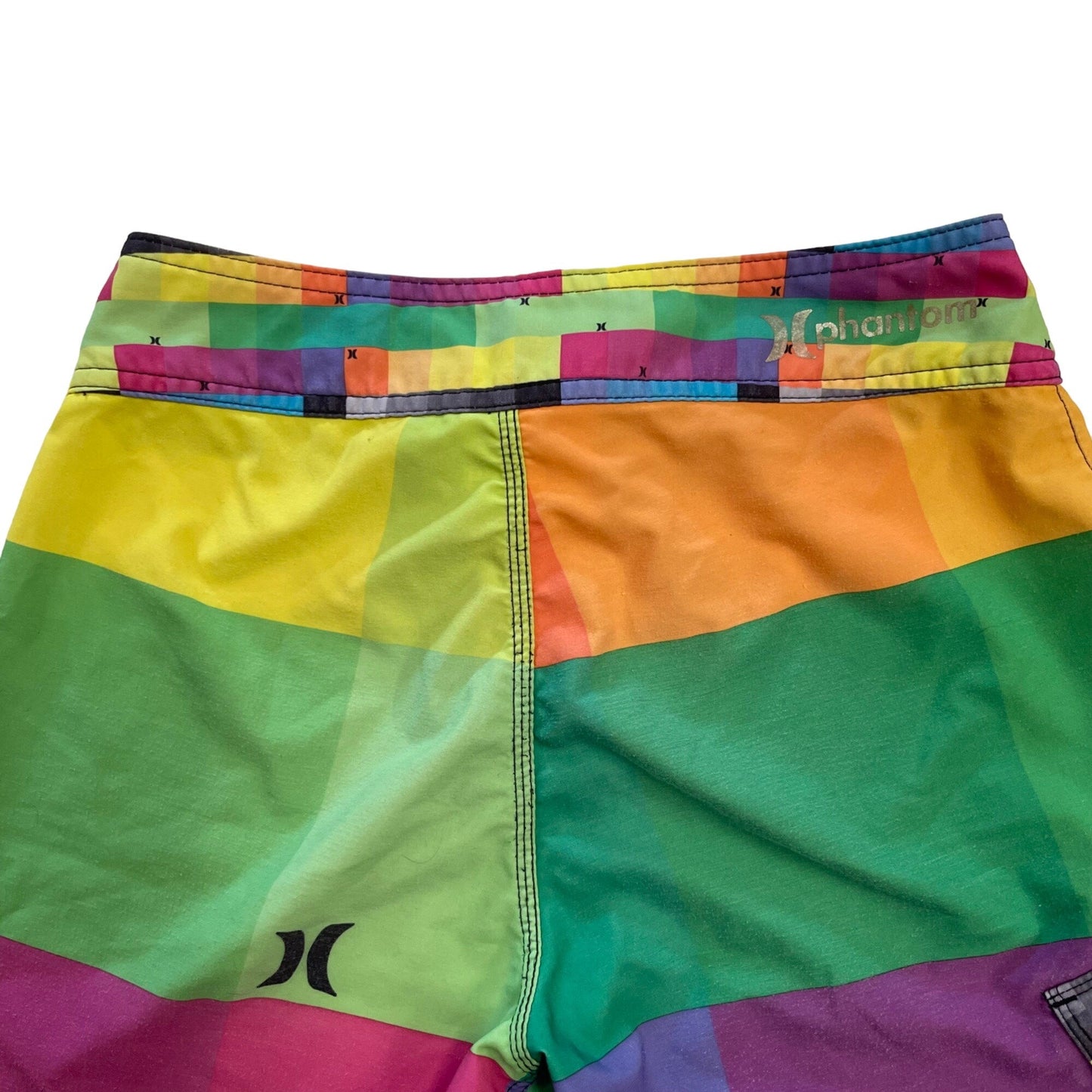 Hurley Youth 26/10 Phantom Board Shorts Colorblock 4 Way Stretch Swim Surf