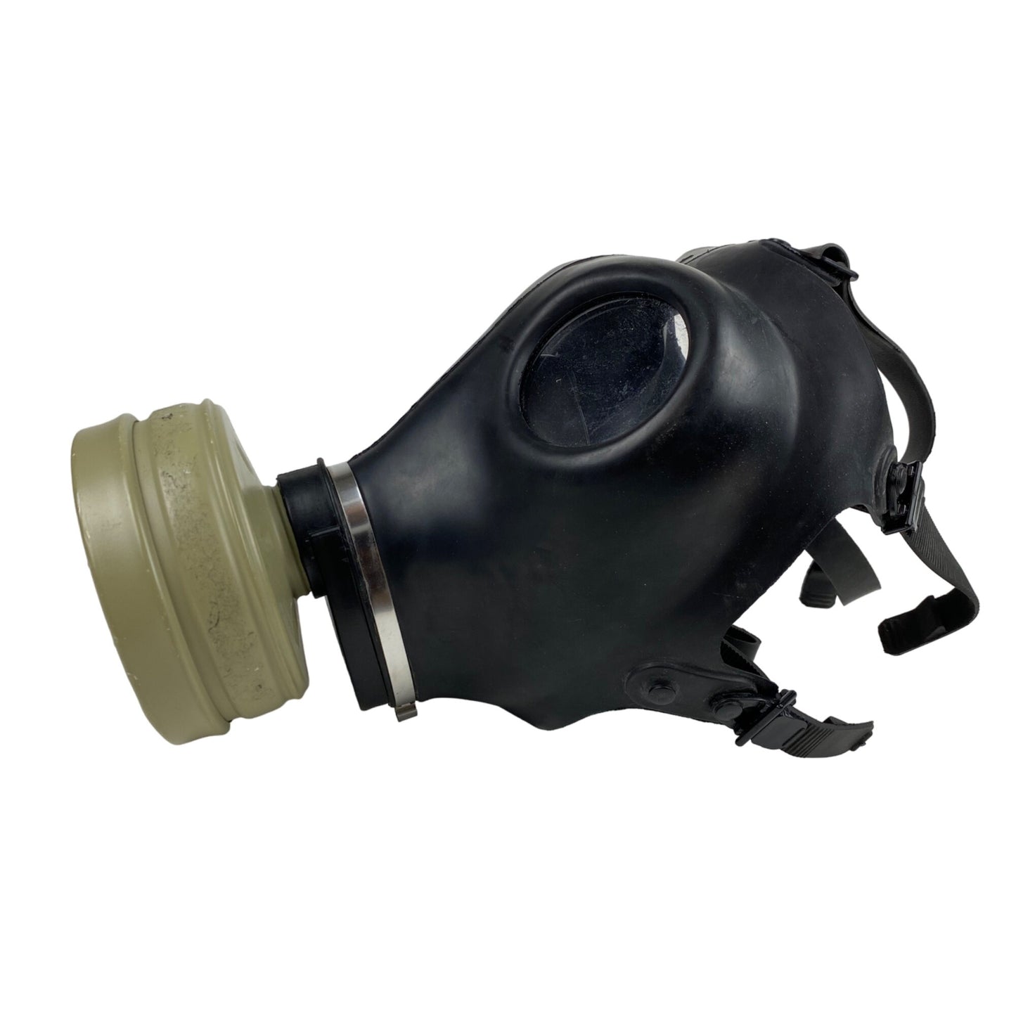 Used Vintage Gas Mask with Zivilschutzfilter 68 Canister for Display Only