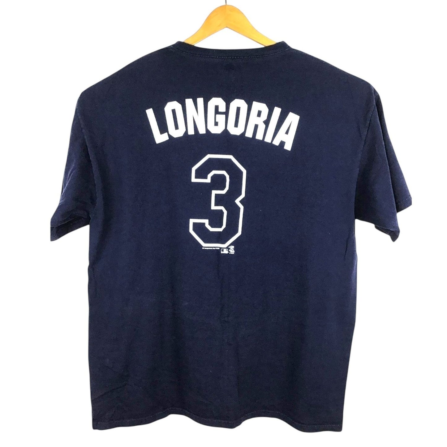 Genuine Merchandise TShirt Longoria Tampa Bay 2XL Blue White Sportswear Fanwear
