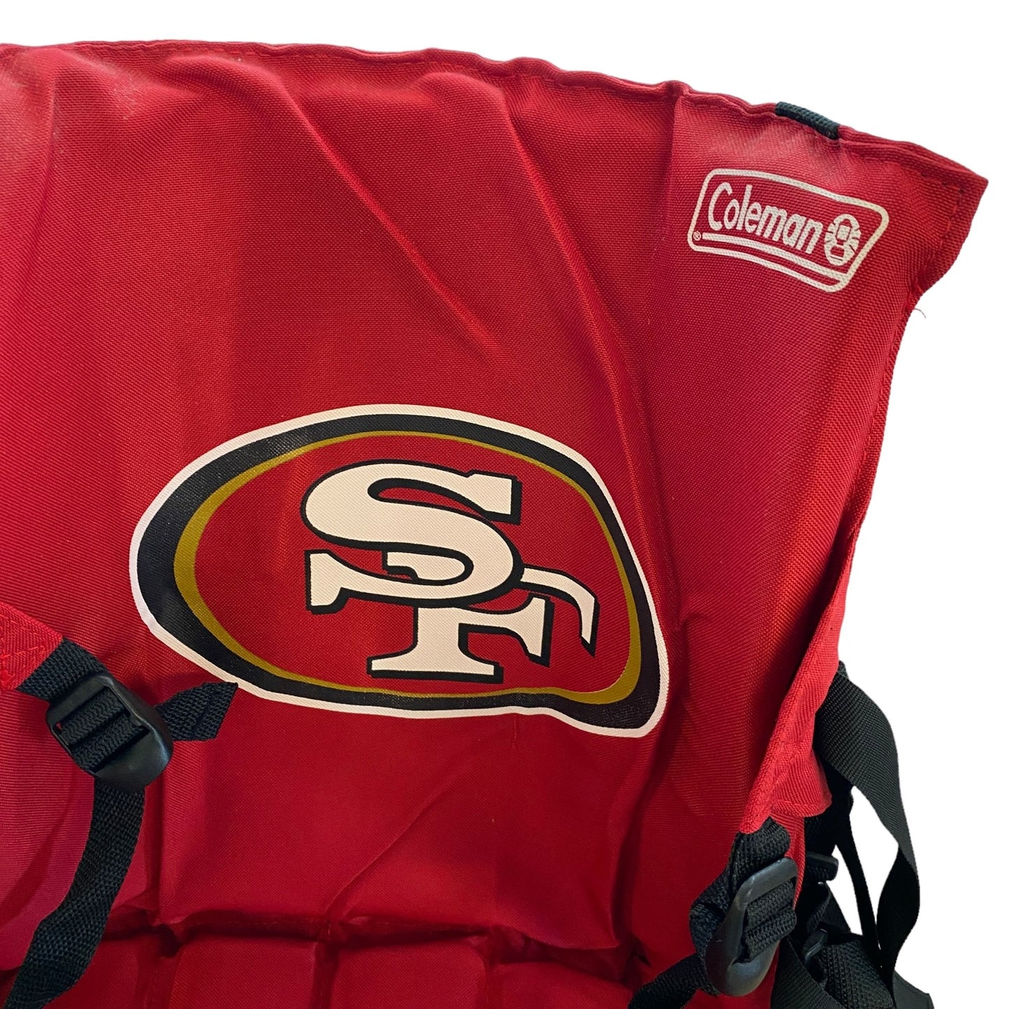 San Francisco 49ers Coleman Portable Stadium Seat Packable Carry Strap NFL Logo