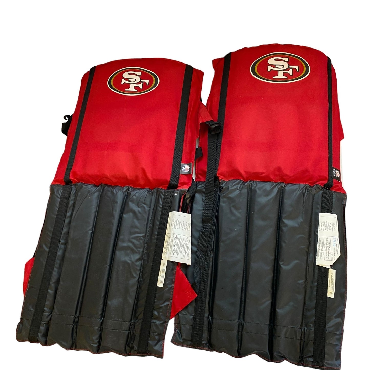 San Francisco 49ers Coleman Portable Stadium Seat Packable Carry Strap NFL Logo