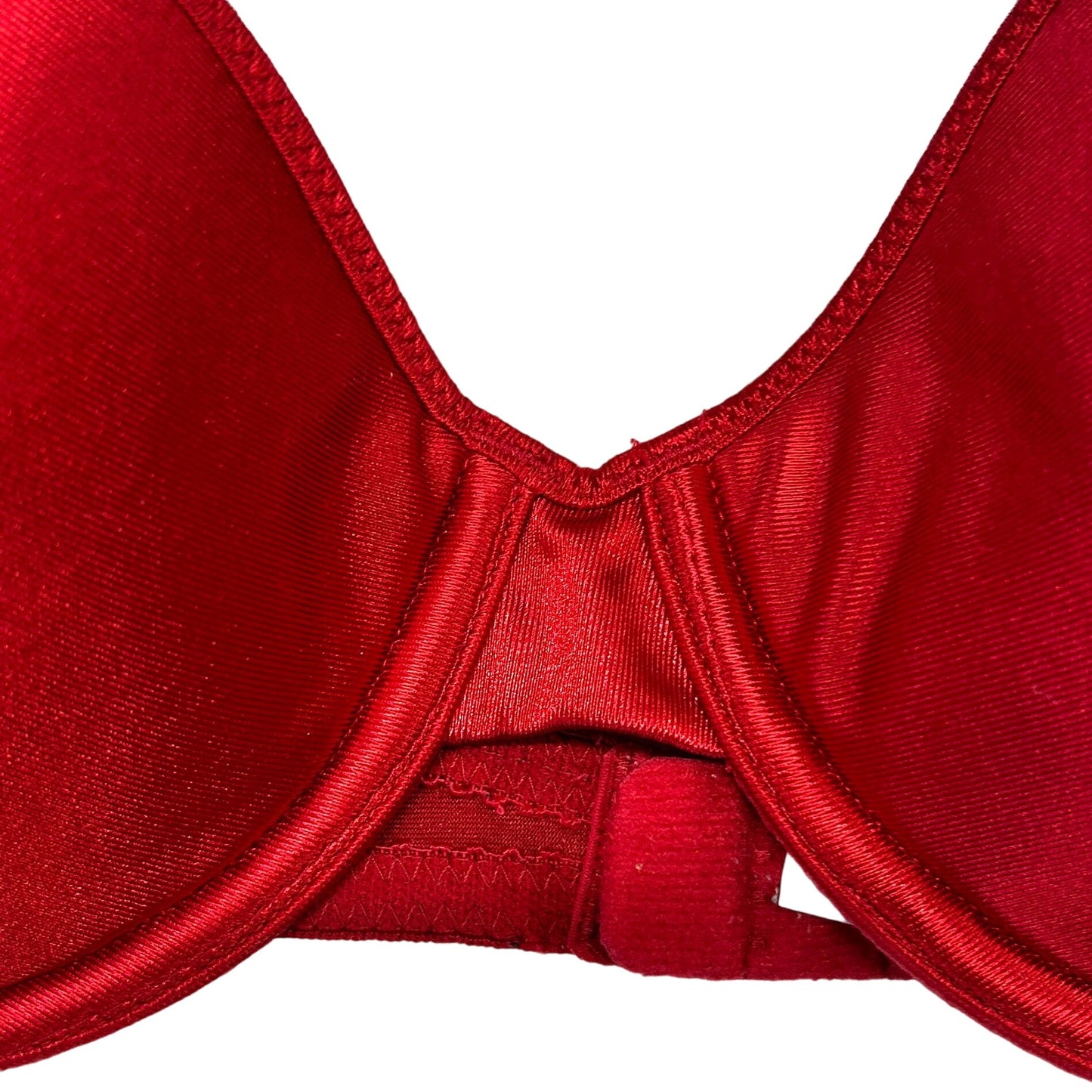 Vtg Sears Intimates 34C Red Black Bra (2) Underwire Lt Lining Lingerie Feminine