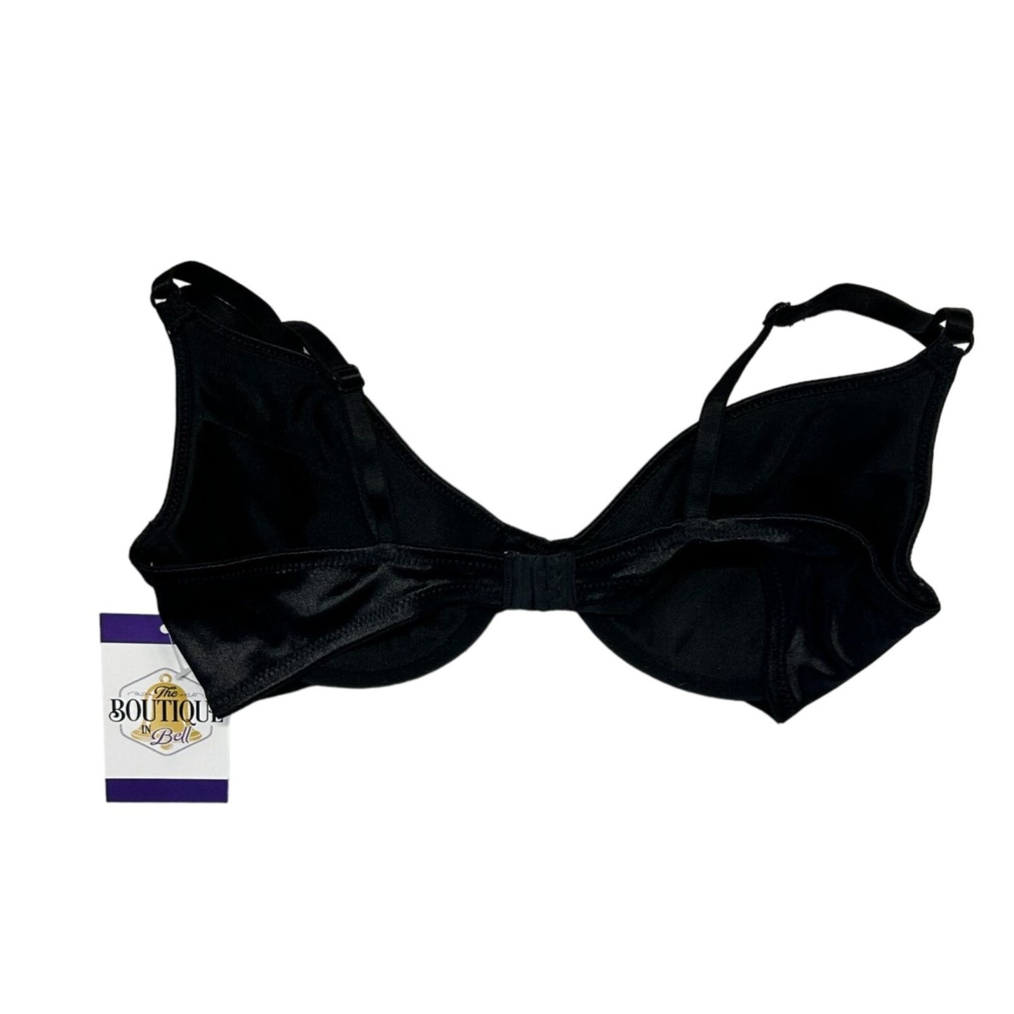 Vtg Sears Intimates 34C Red Black Bra (2) Underwire Lt Lining Lingerie Feminine